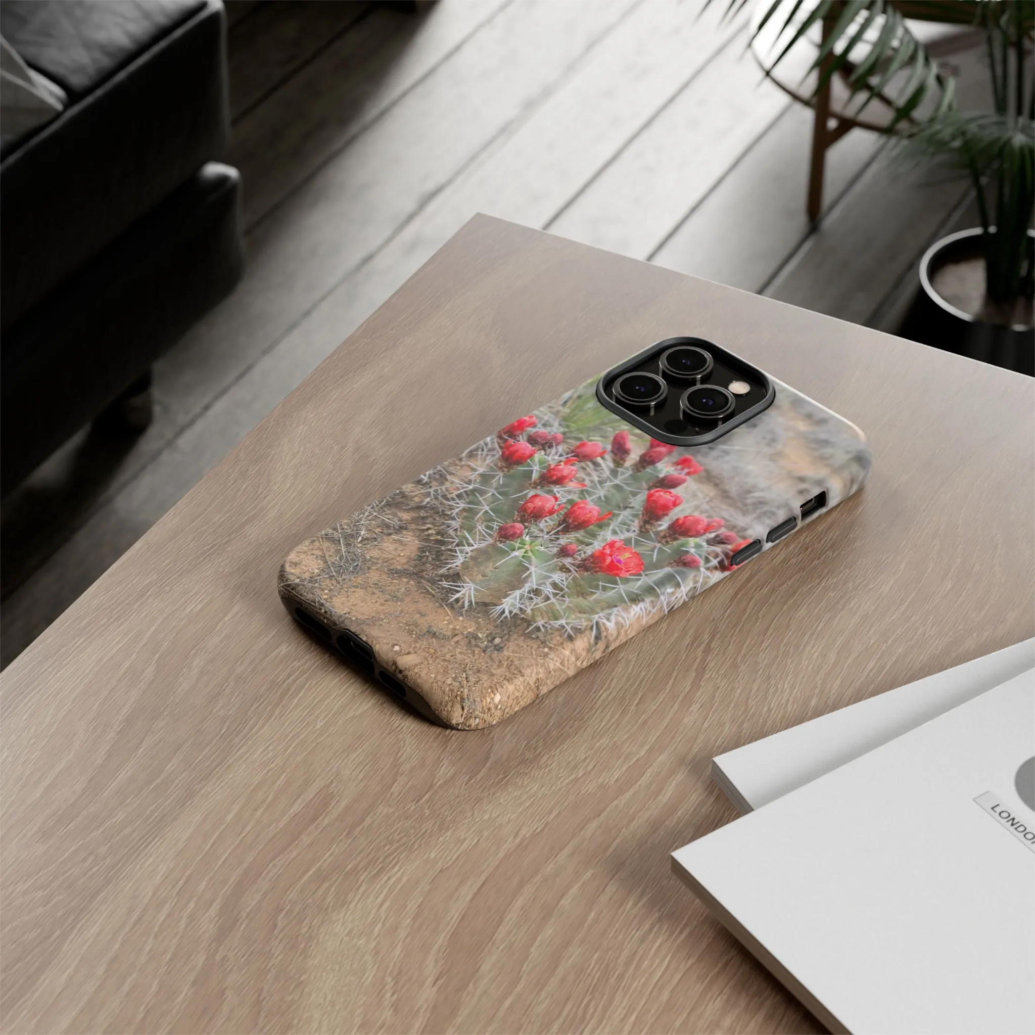 iPhone 8 - 16 Cactus Floral Tough Phone Case - Durable and Stylish Protection