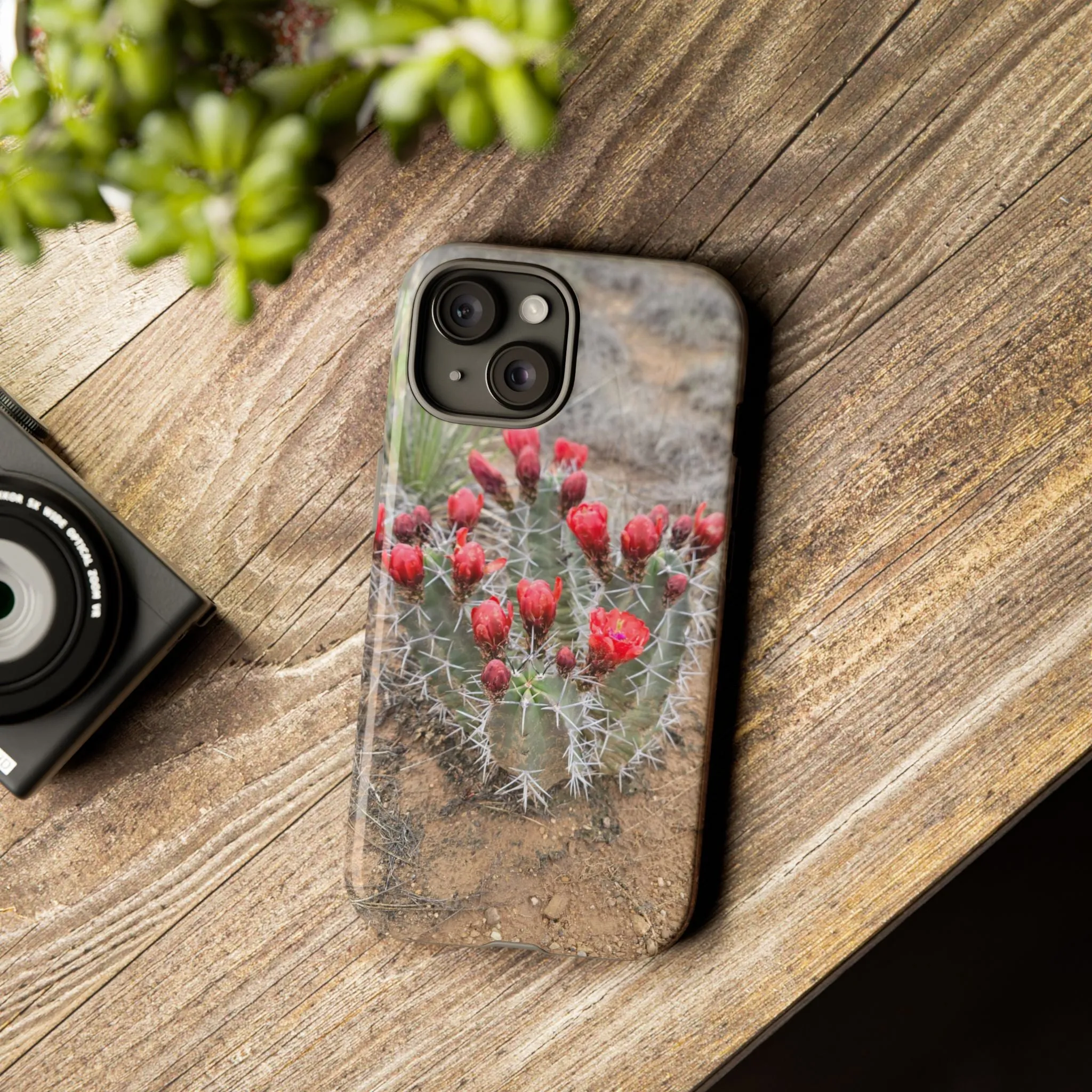 iPhone 8 - 16 Cactus Floral Tough Phone Case - Durable and Stylish Protection