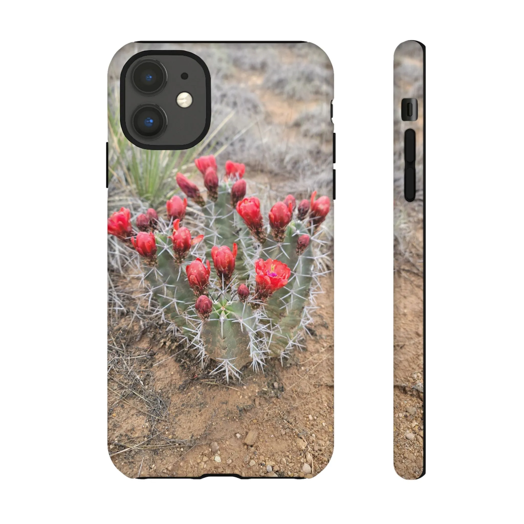 iPhone 8 - 16 Cactus Floral Tough Phone Case - Durable and Stylish Protection