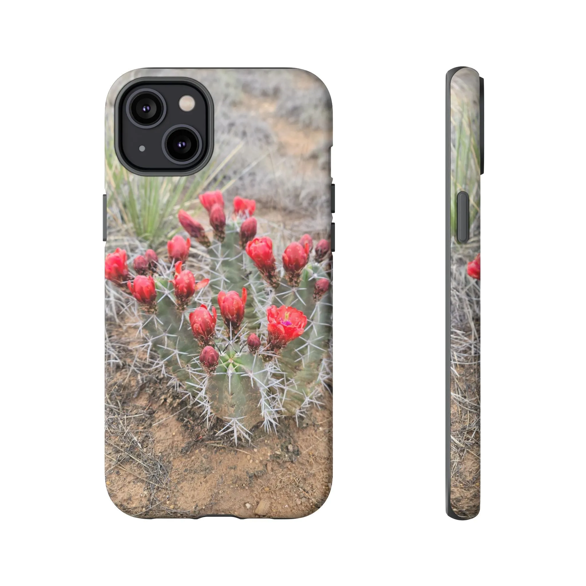 iPhone 8 - 16 Cactus Floral Tough Phone Case - Durable and Stylish Protection