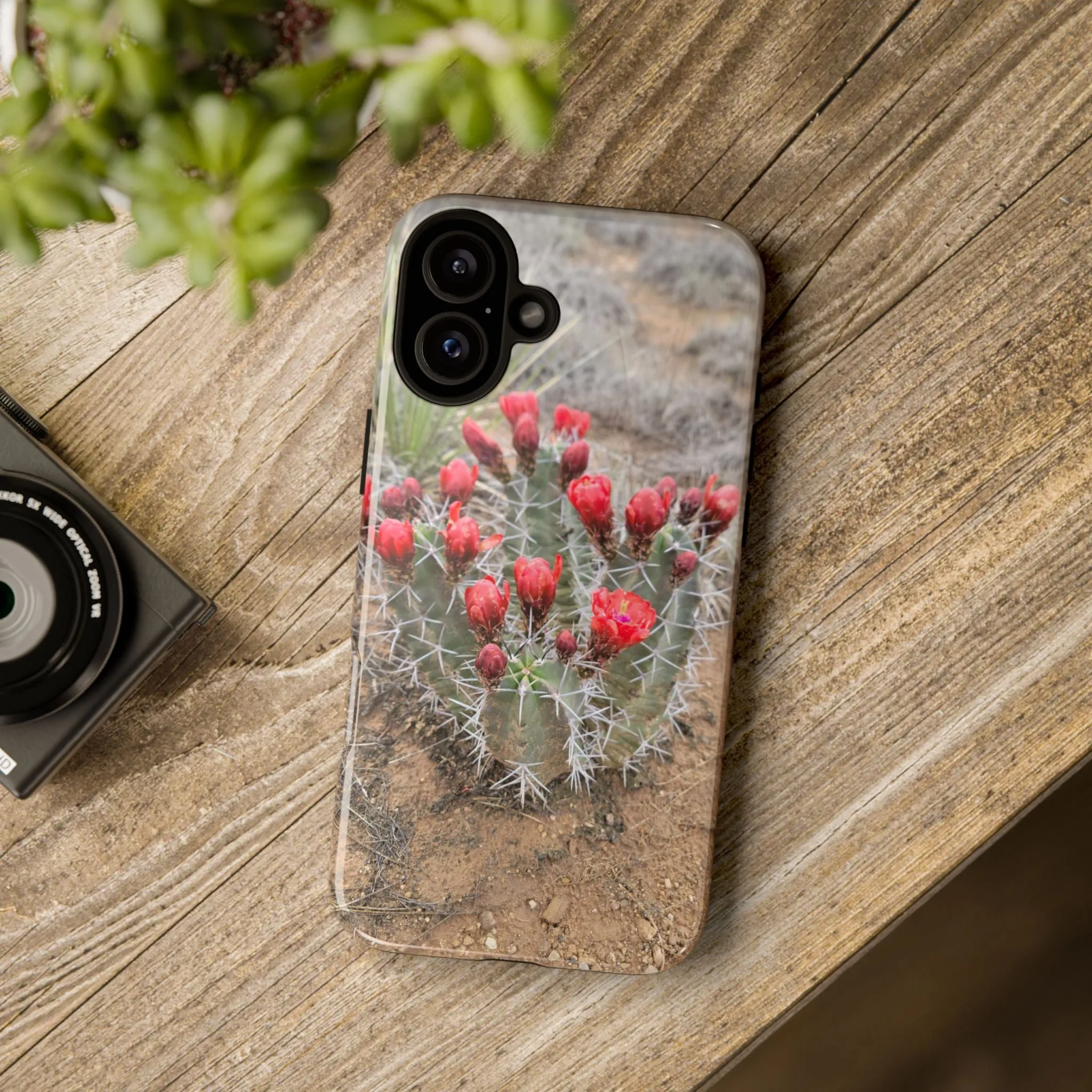 iPhone 8 - 16 Cactus Floral Tough Phone Case - Durable and Stylish Protection