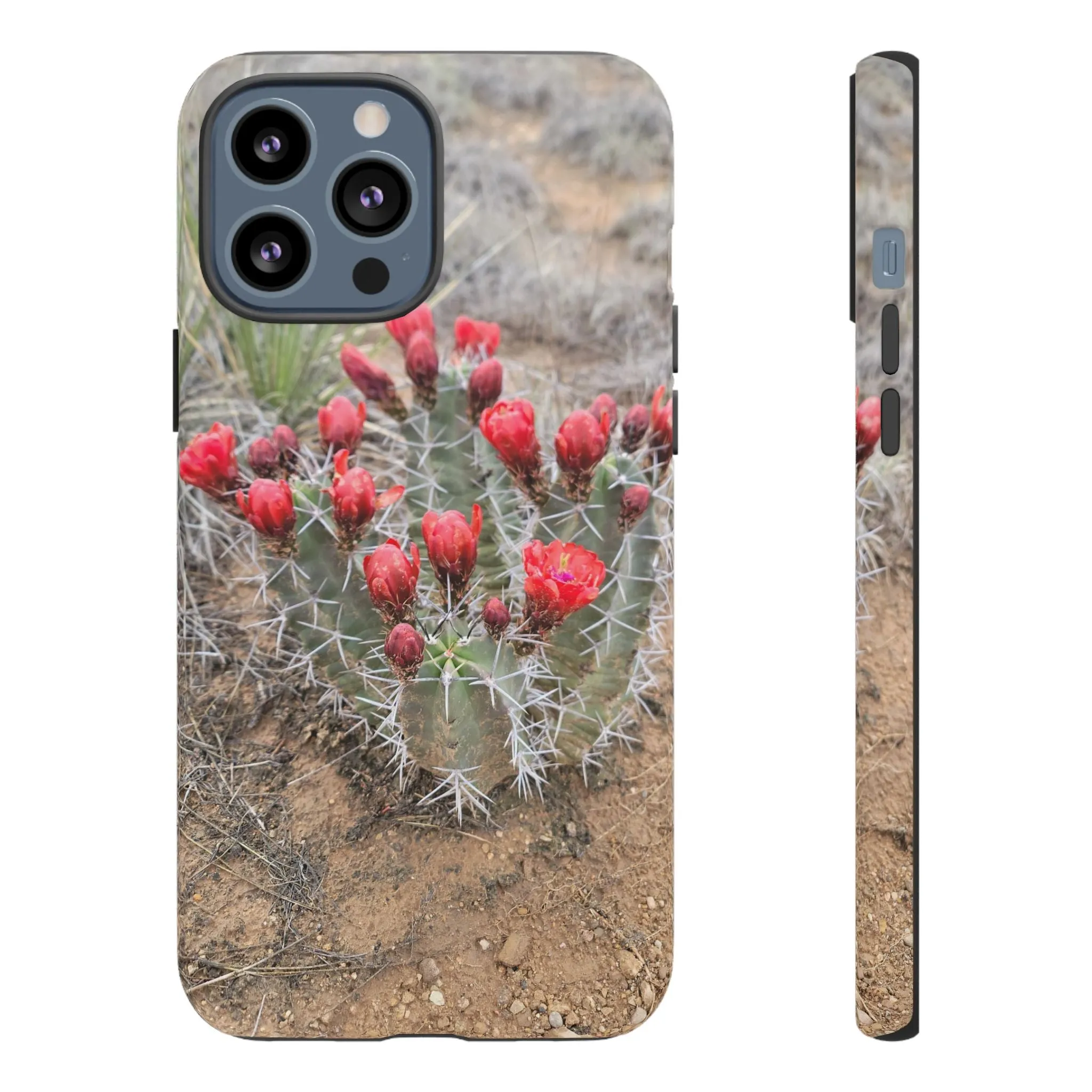 iPhone 8 - 16 Cactus Floral Tough Phone Case - Durable and Stylish Protection