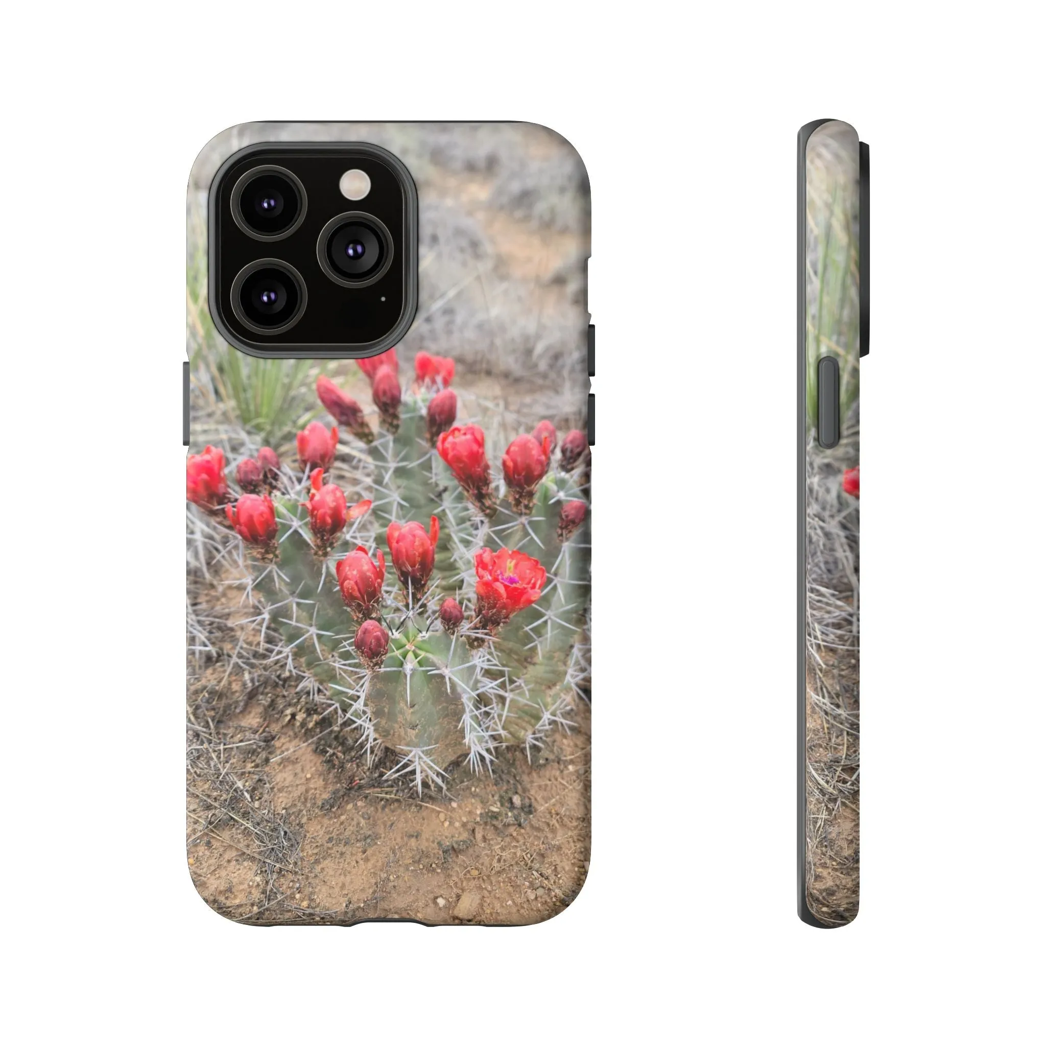 iPhone 8 - 16 Cactus Floral Tough Phone Case - Durable and Stylish Protection