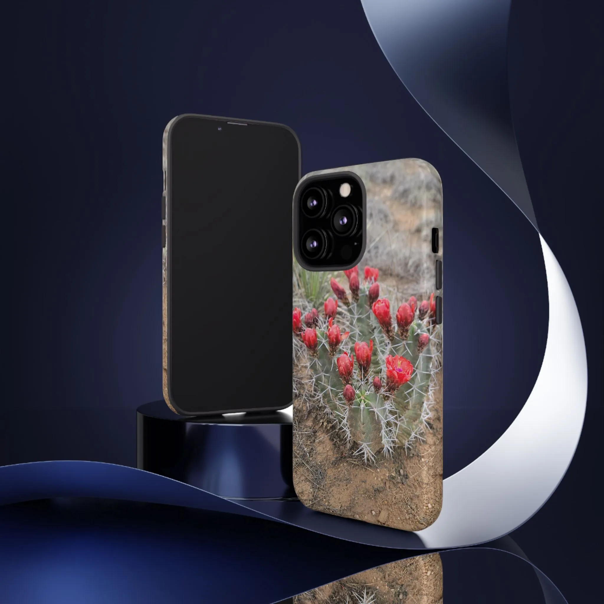 iPhone 8 - 16 Cactus Floral Tough Phone Case - Durable and Stylish Protection