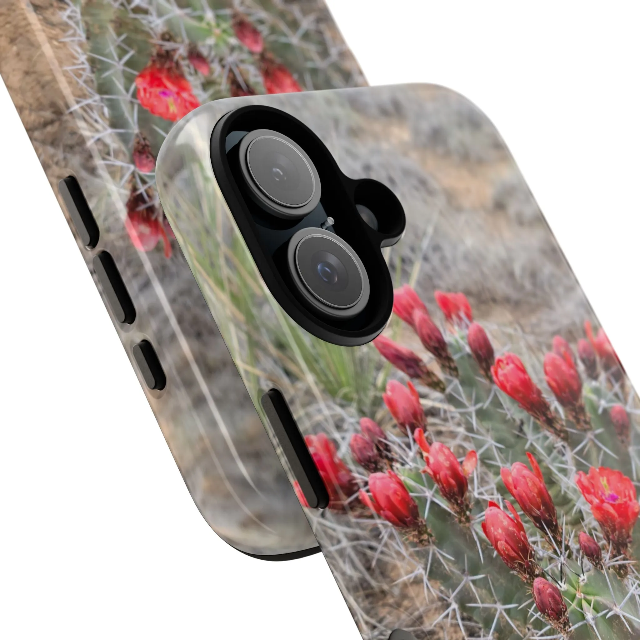 iPhone 8 - 16 Cactus Floral Tough Phone Case - Durable and Stylish Protection