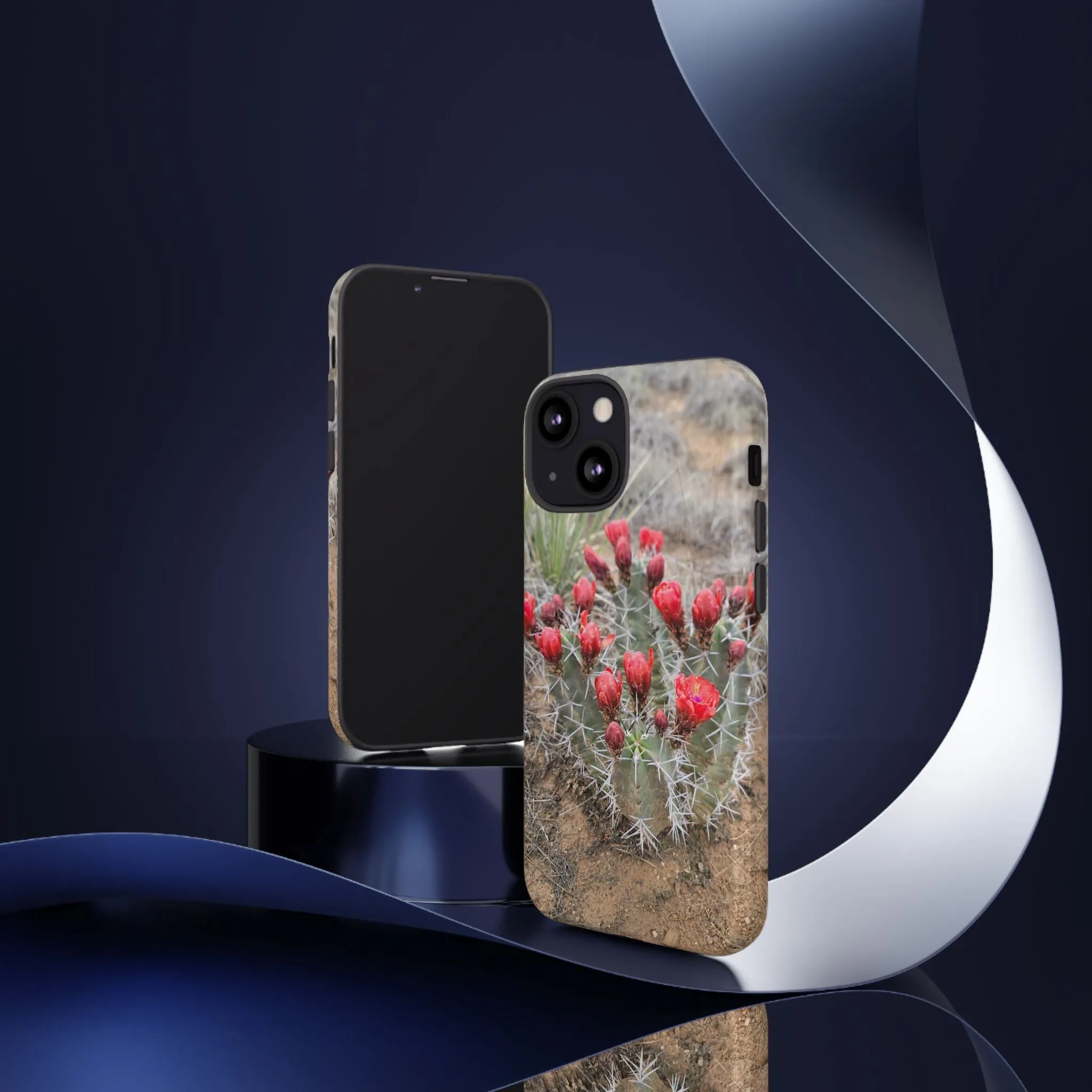 iPhone 8 - 16 Cactus Floral Tough Phone Case - Durable and Stylish Protection