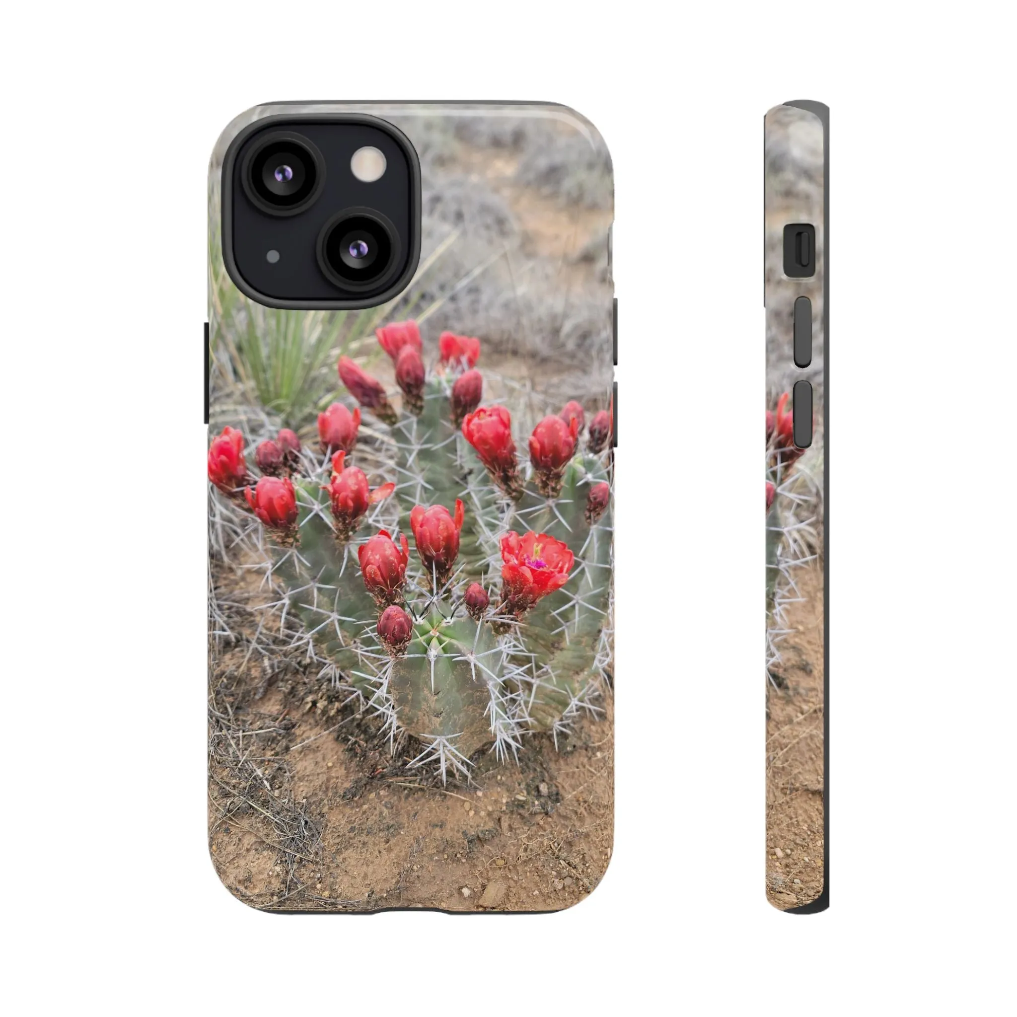iPhone 8 - 16 Cactus Floral Tough Phone Case - Durable and Stylish Protection