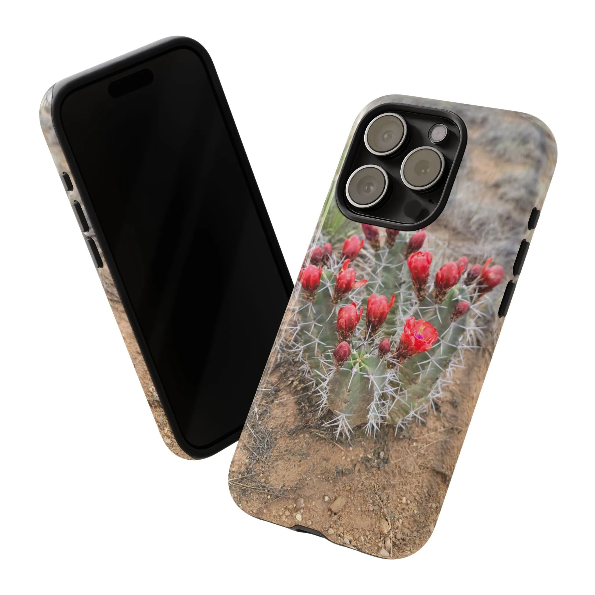iPhone 8 - 16 Cactus Floral Tough Phone Case - Durable and Stylish Protection