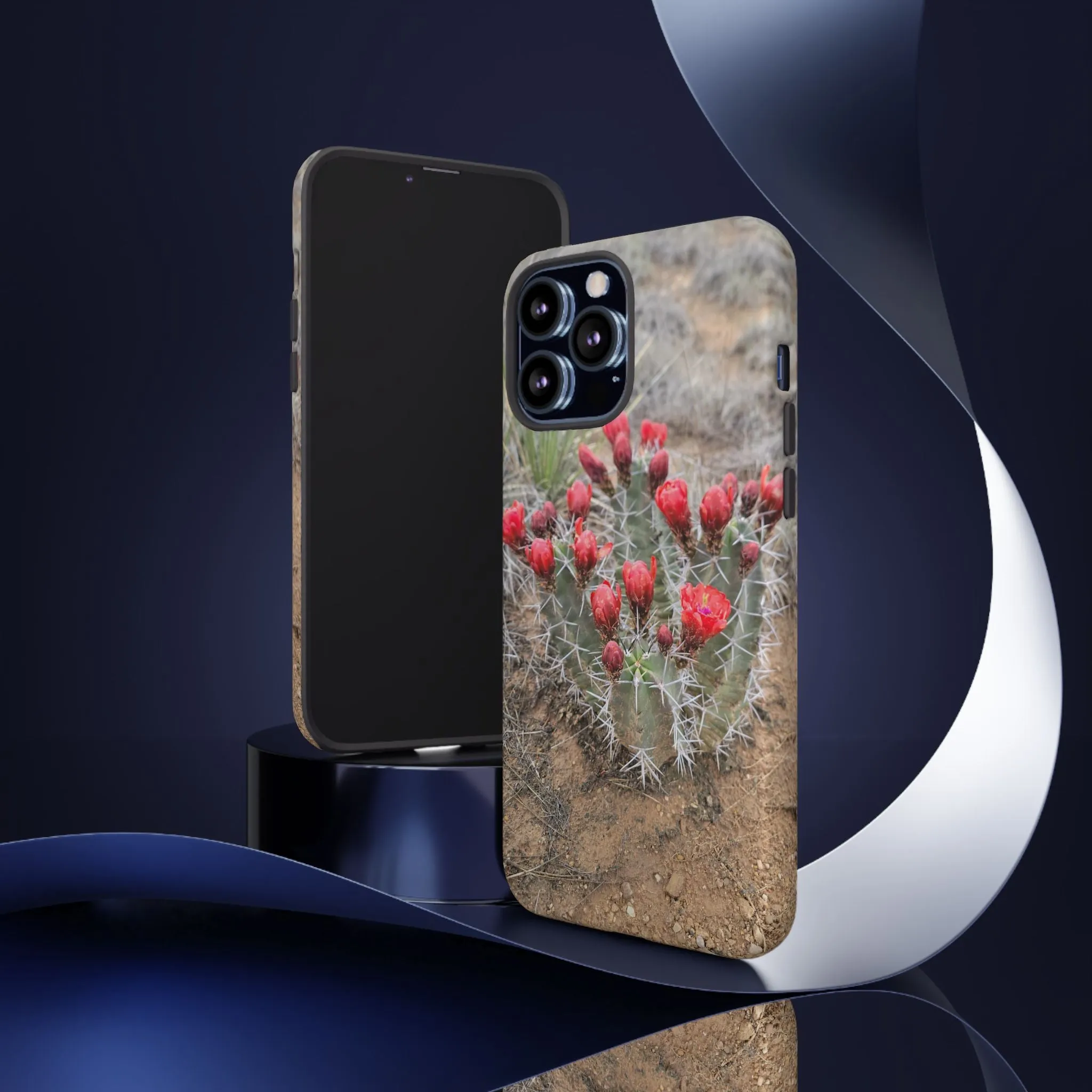 iPhone 8 - 16 Cactus Floral Tough Phone Case - Durable and Stylish Protection