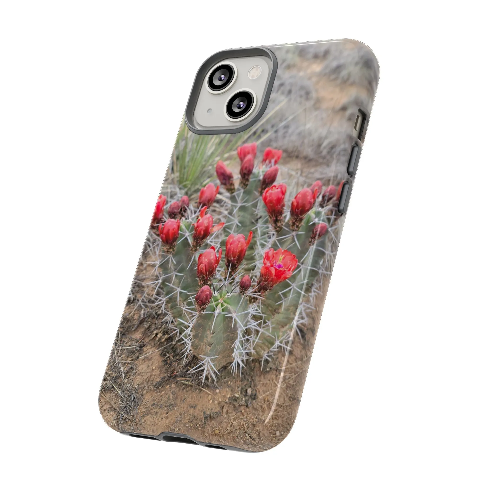 iPhone 8 - 16 Cactus Floral Tough Phone Case - Durable and Stylish Protection