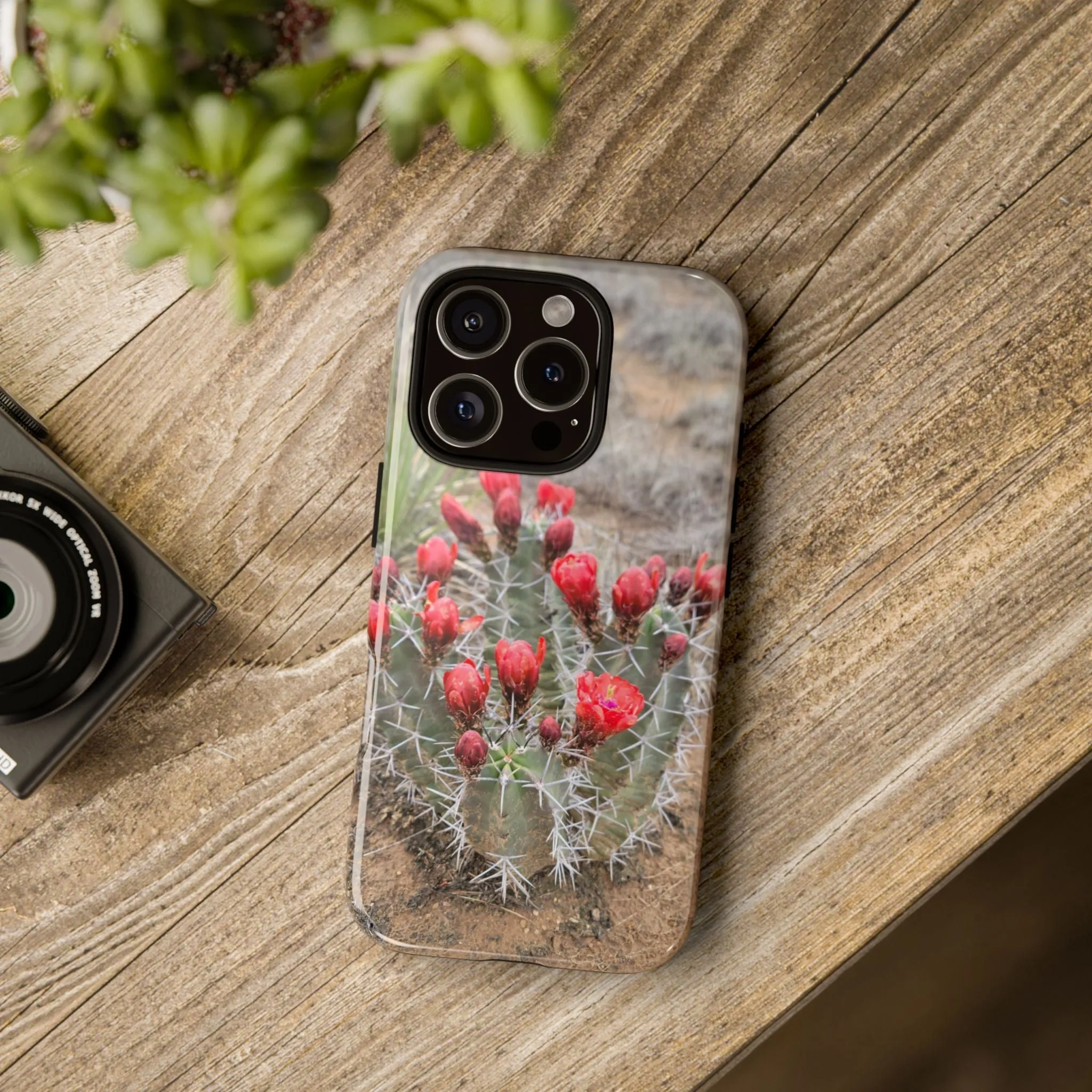 iPhone 8 - 16 Cactus Floral Tough Phone Case - Durable and Stylish Protection