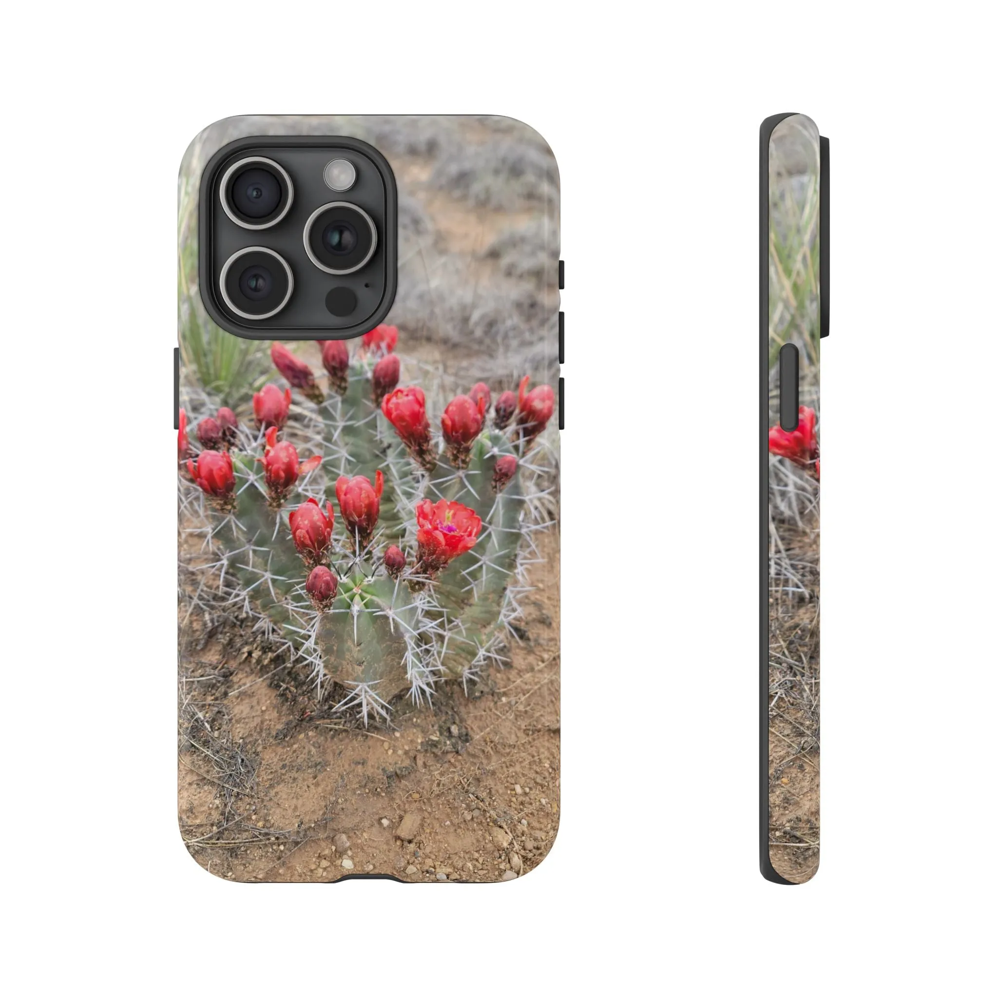 iPhone 8 - 16 Cactus Floral Tough Phone Case - Durable and Stylish Protection