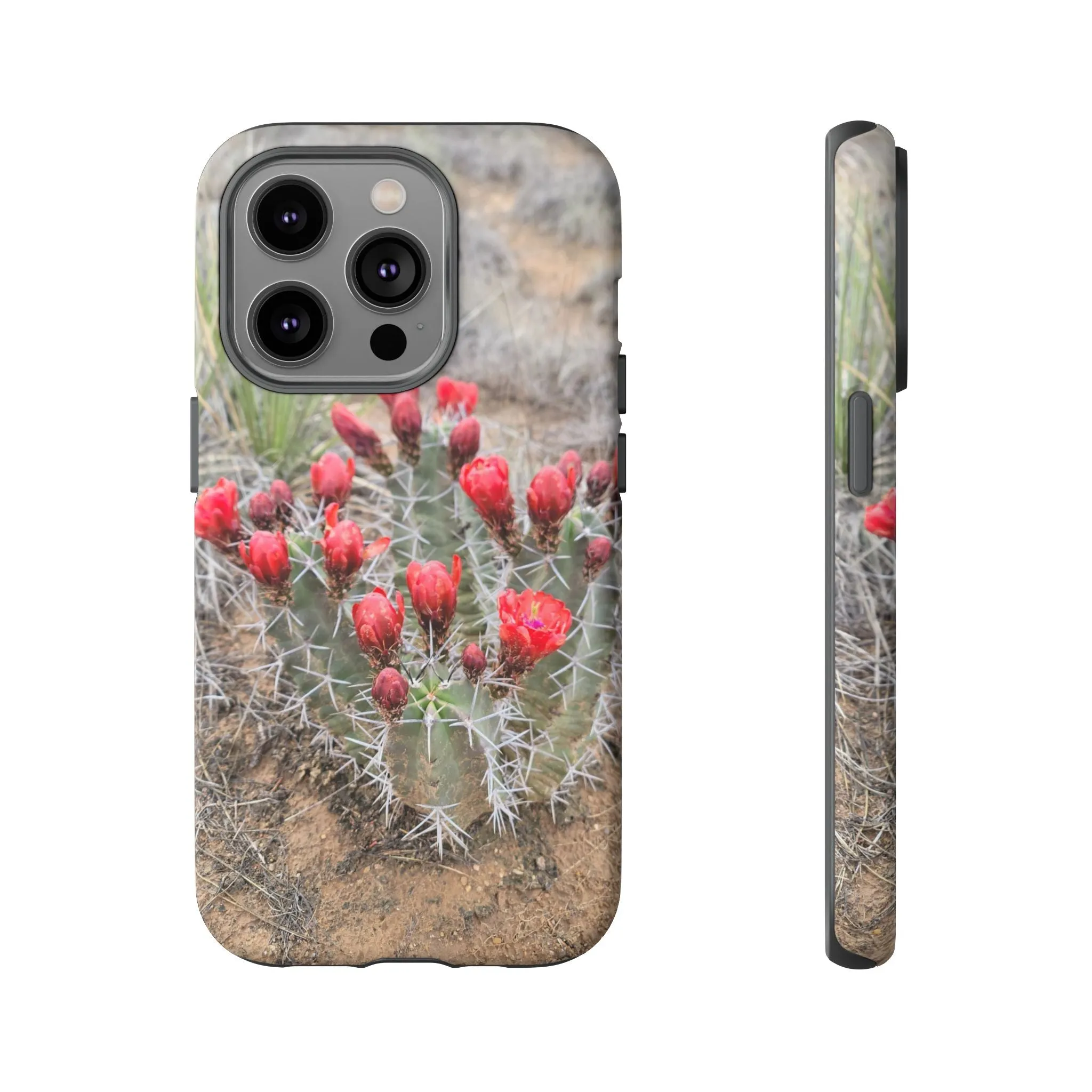 iPhone 8 - 16 Cactus Floral Tough Phone Case - Durable and Stylish Protection