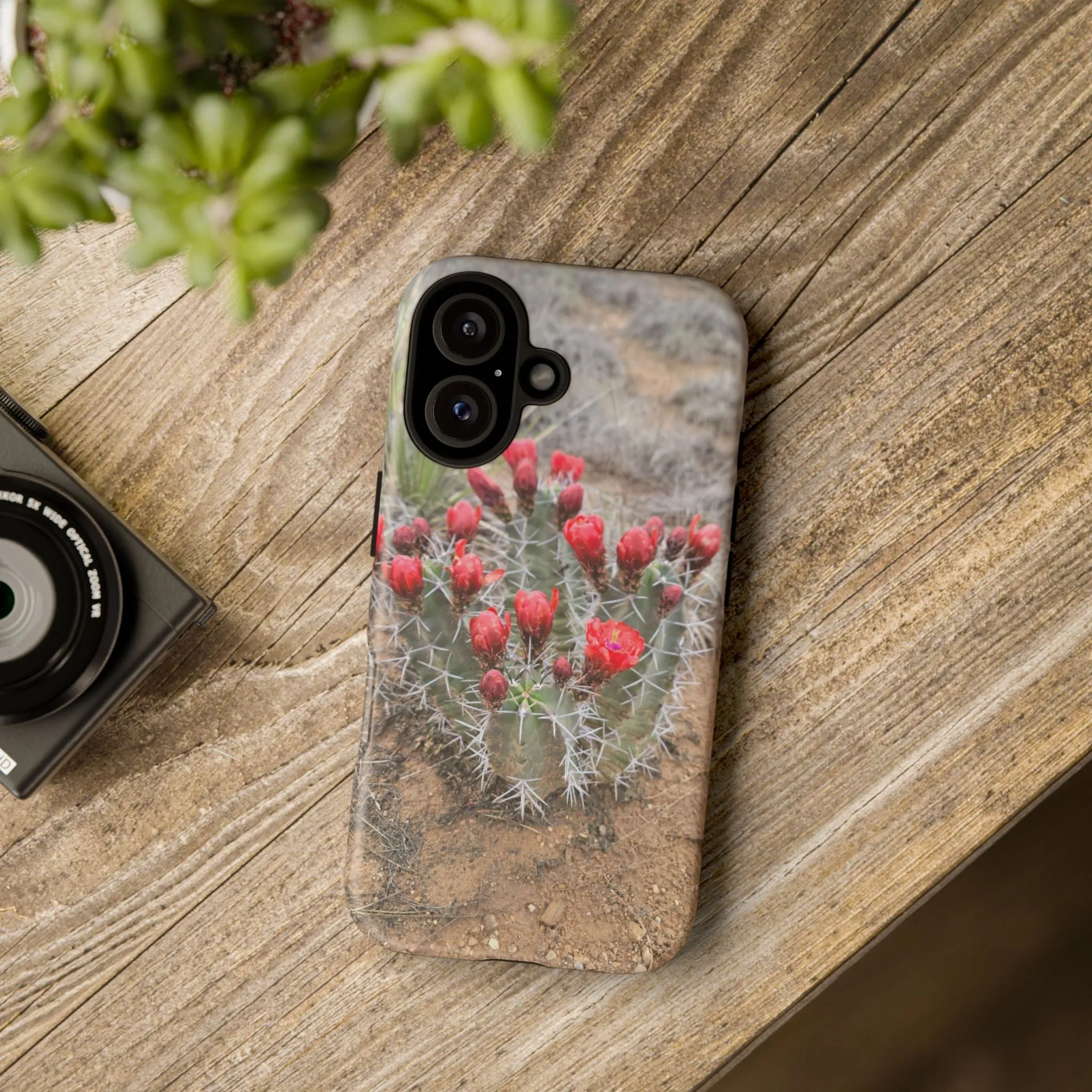 iPhone 8 - 16 Cactus Floral Tough Phone Case - Durable and Stylish Protection