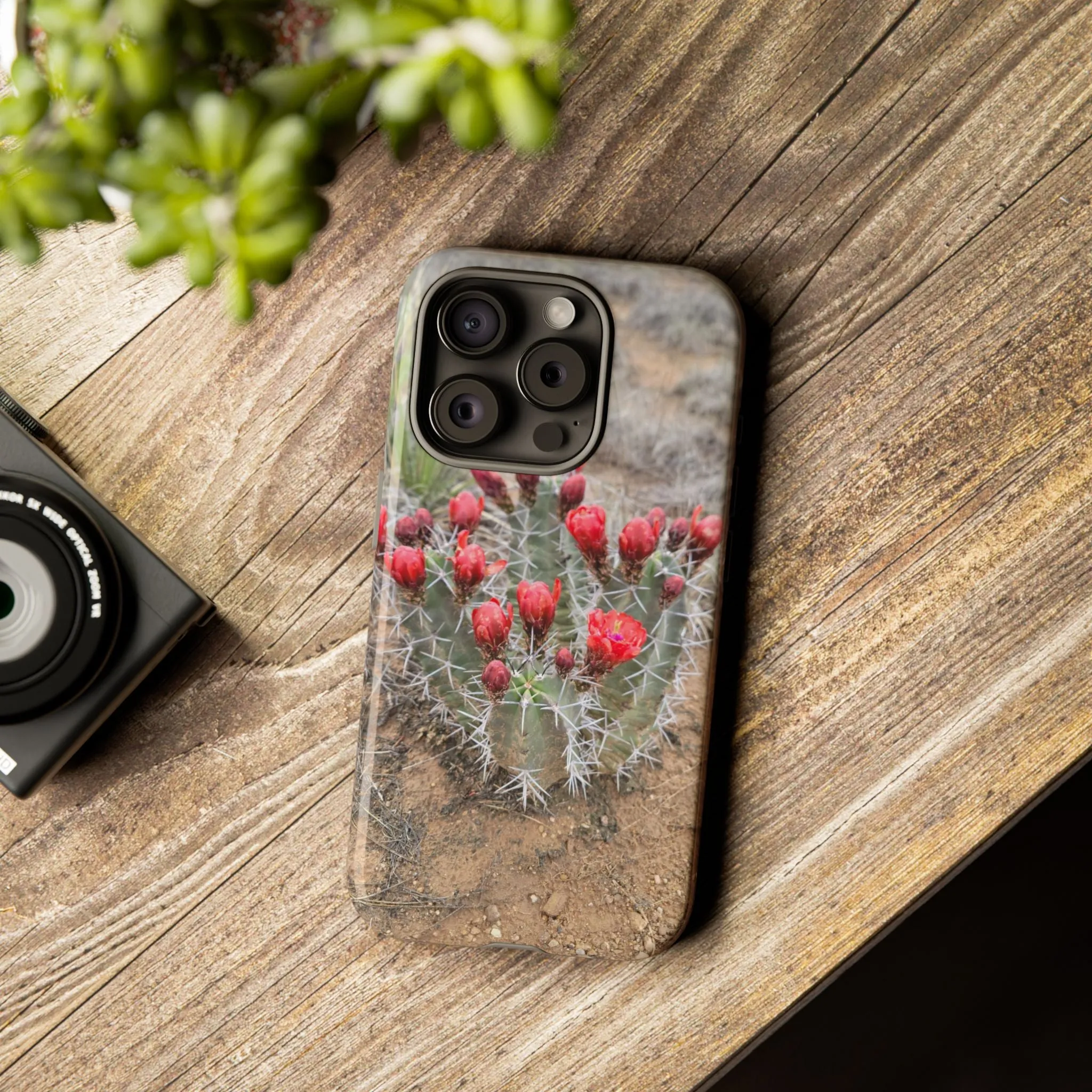 iPhone 8 - 16 Cactus Floral Tough Phone Case - Durable and Stylish Protection