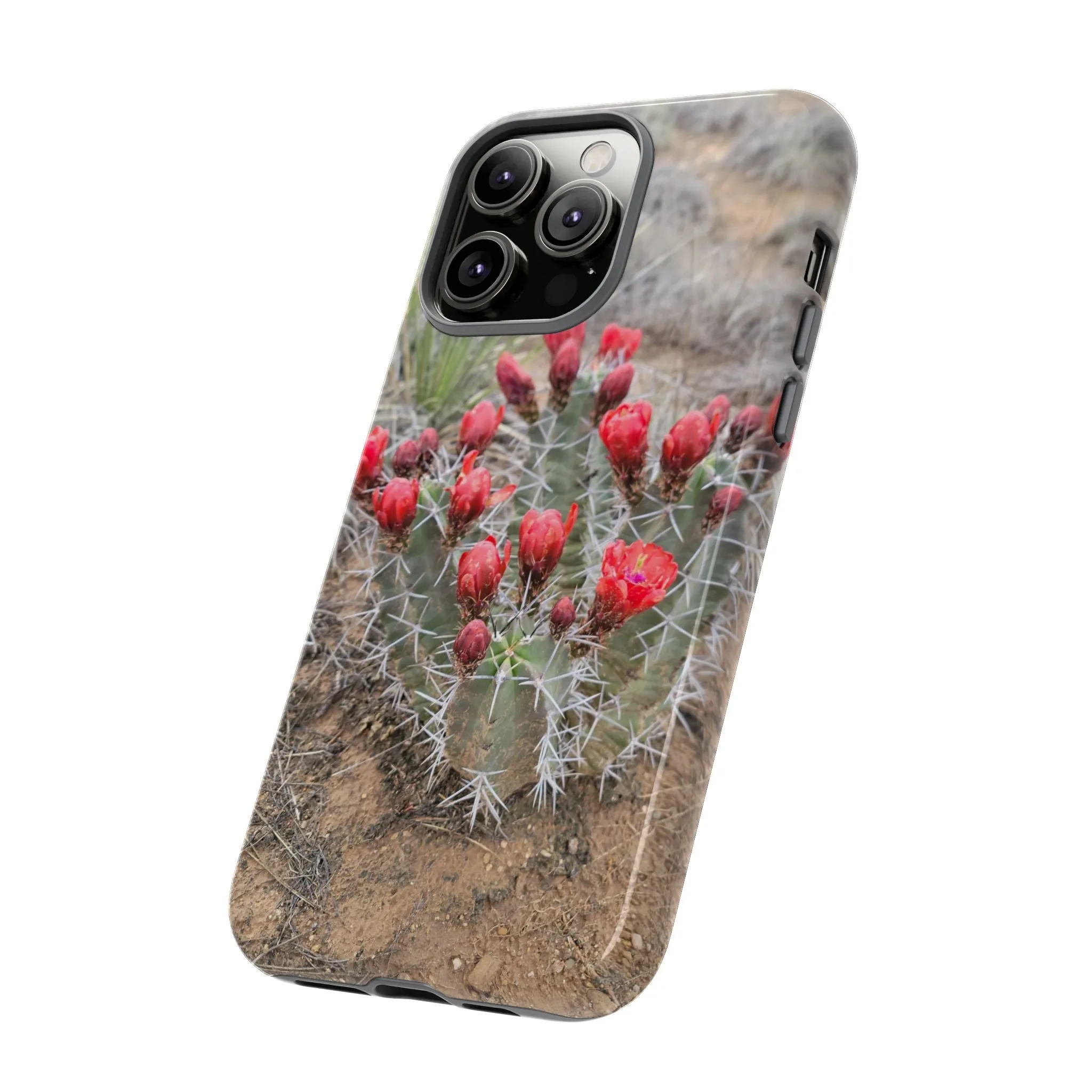 iPhone 8 - 16 Cactus Floral Tough Phone Case - Durable and Stylish Protection