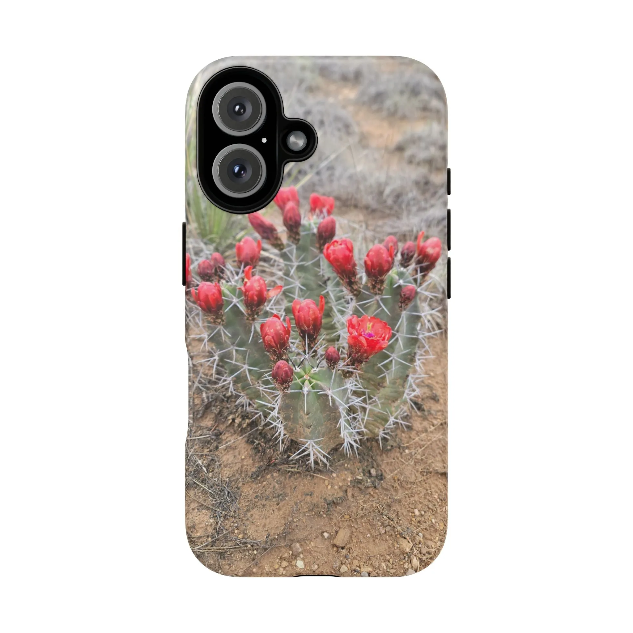 iPhone 8 - 16 Cactus Floral Tough Phone Case - Durable and Stylish Protection