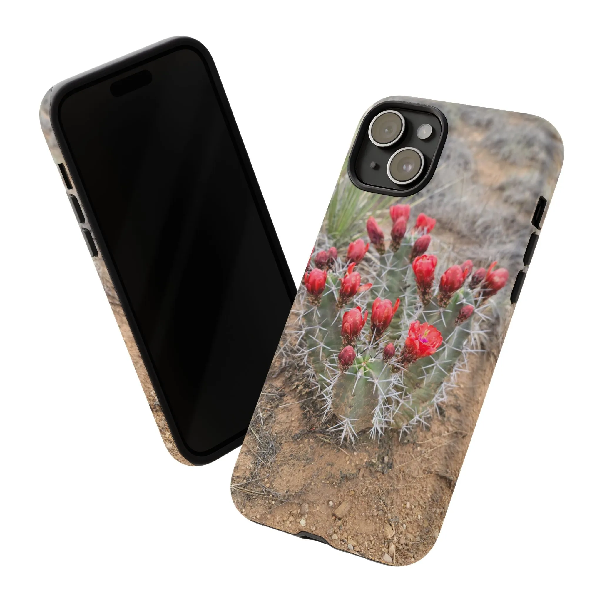 iPhone 8 - 16 Cactus Floral Tough Phone Case - Durable and Stylish Protection