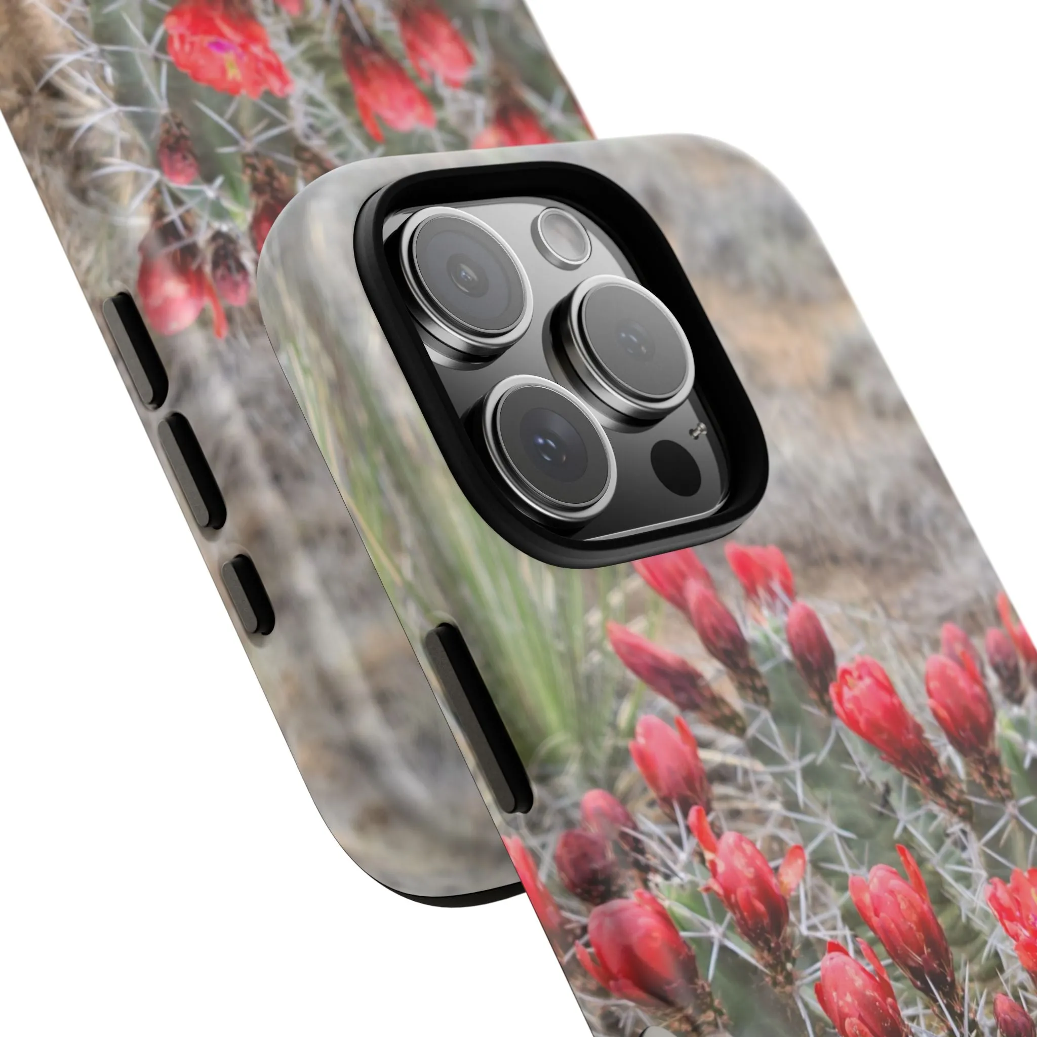 iPhone 8 - 16 Cactus Floral Tough Phone Case - Durable and Stylish Protection