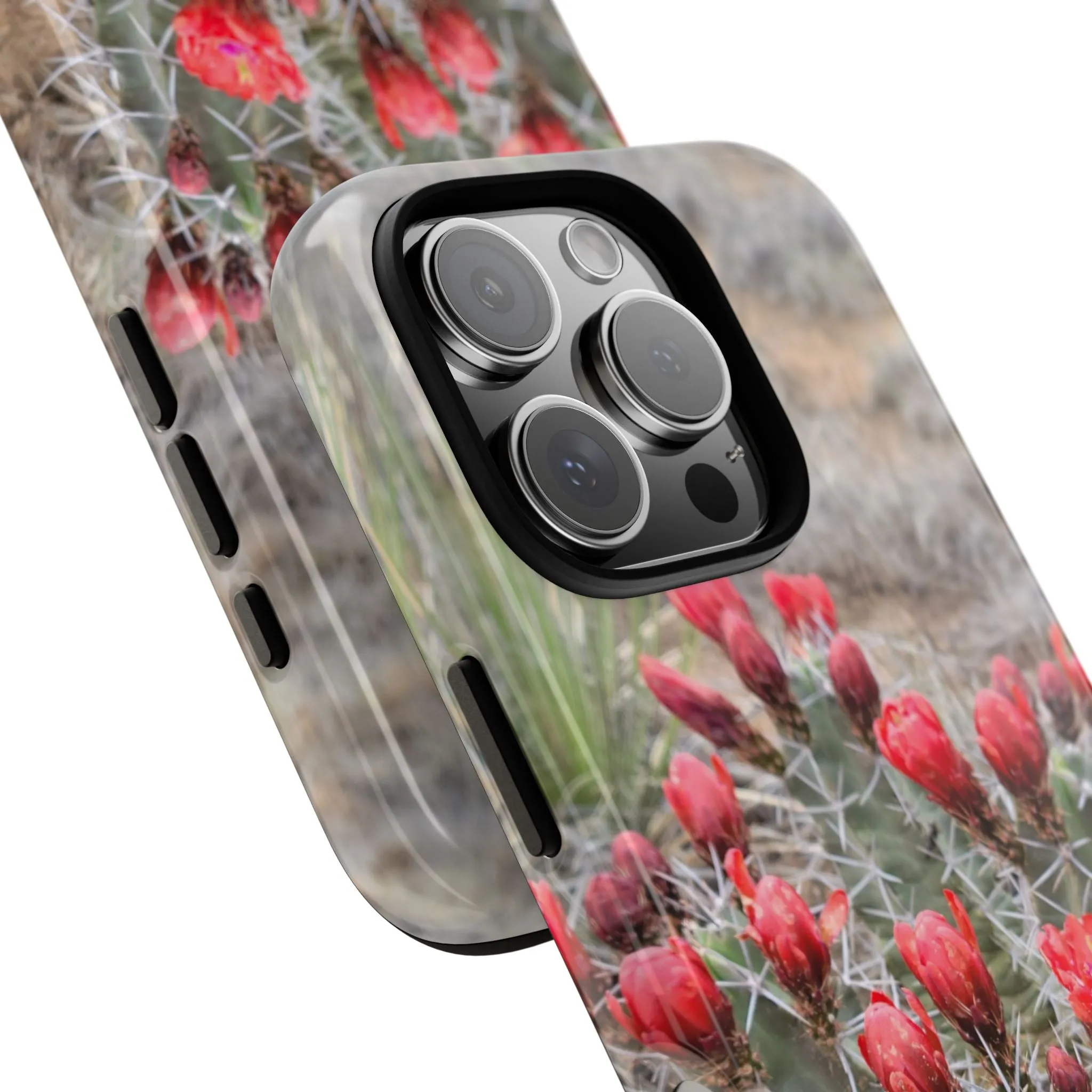 iPhone 8 - 16 Cactus Floral Tough Phone Case - Durable and Stylish Protection