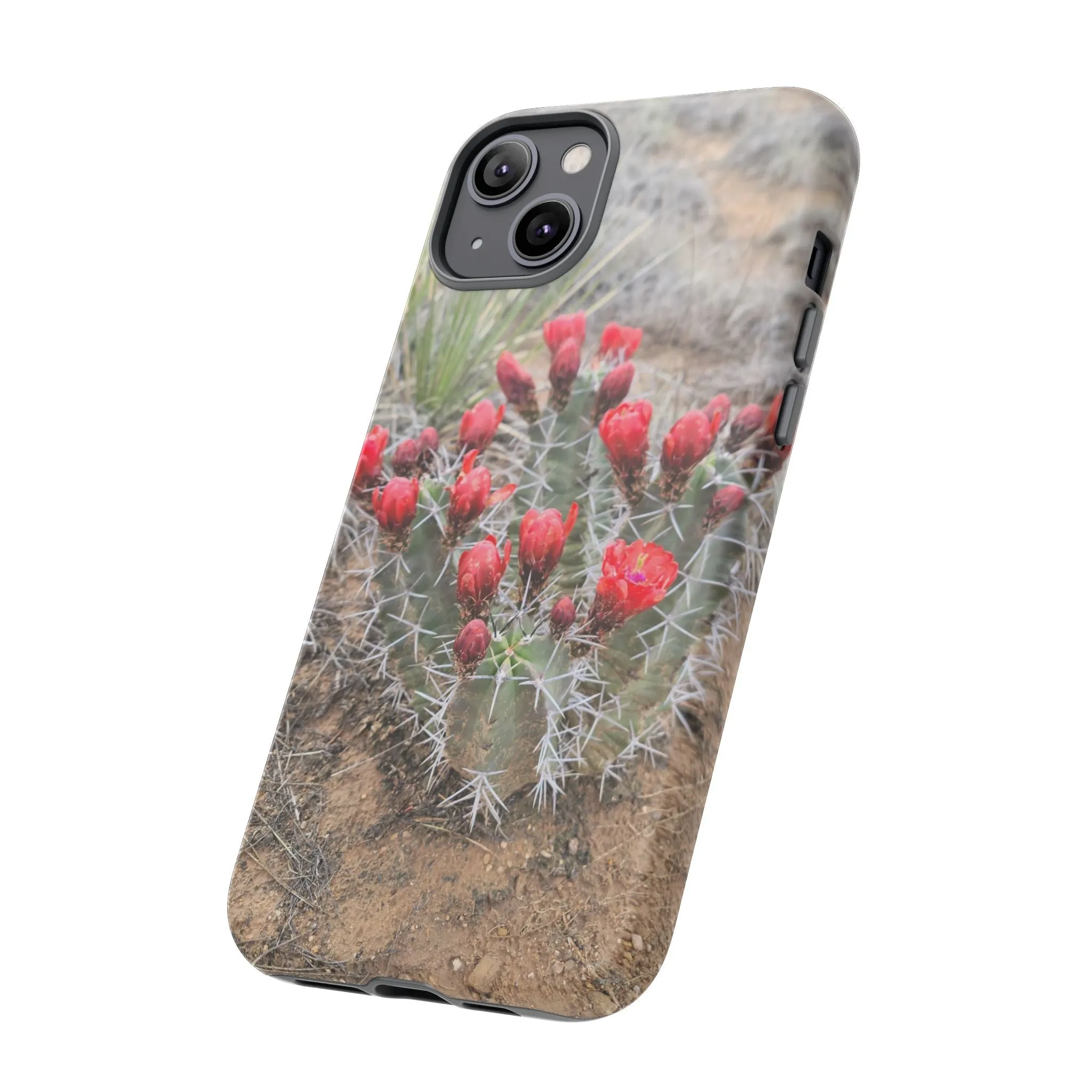 iPhone 8 - 16 Cactus Floral Tough Phone Case - Durable and Stylish Protection