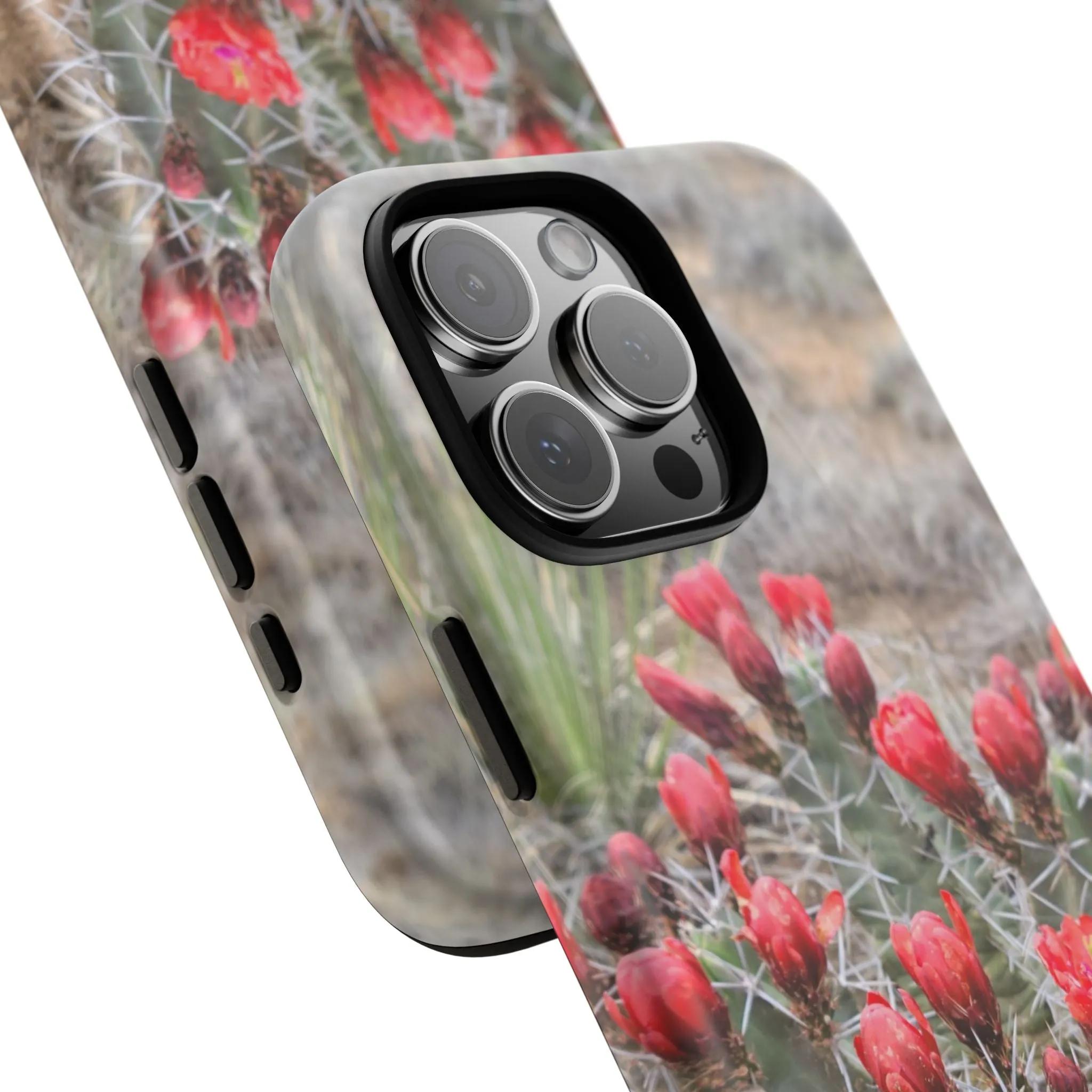 iPhone 8 - 16 Cactus Floral Tough Phone Case - Durable and Stylish Protection