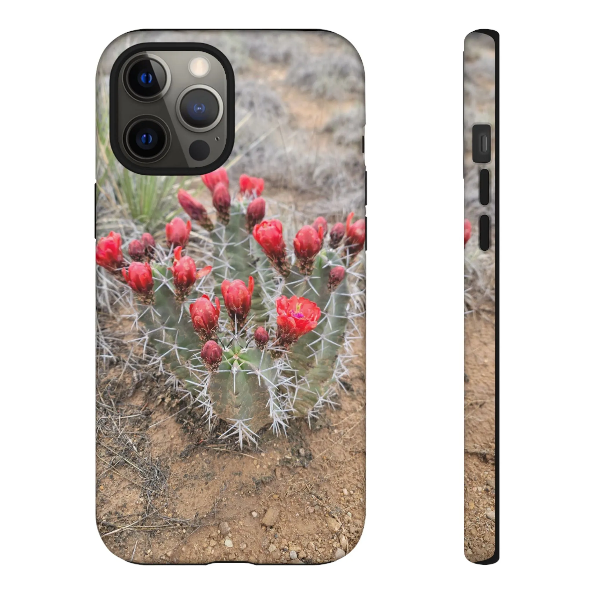 iPhone 8 - 16 Cactus Floral Tough Phone Case - Durable and Stylish Protection