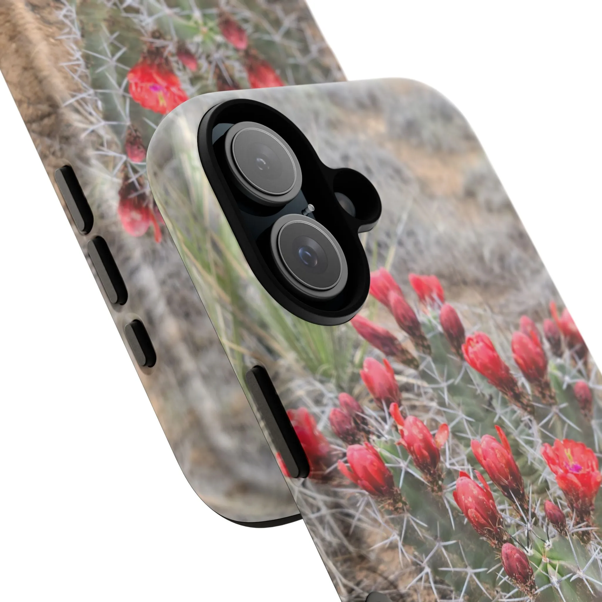 iPhone 8 - 16 Cactus Floral Tough Phone Case - Durable and Stylish Protection