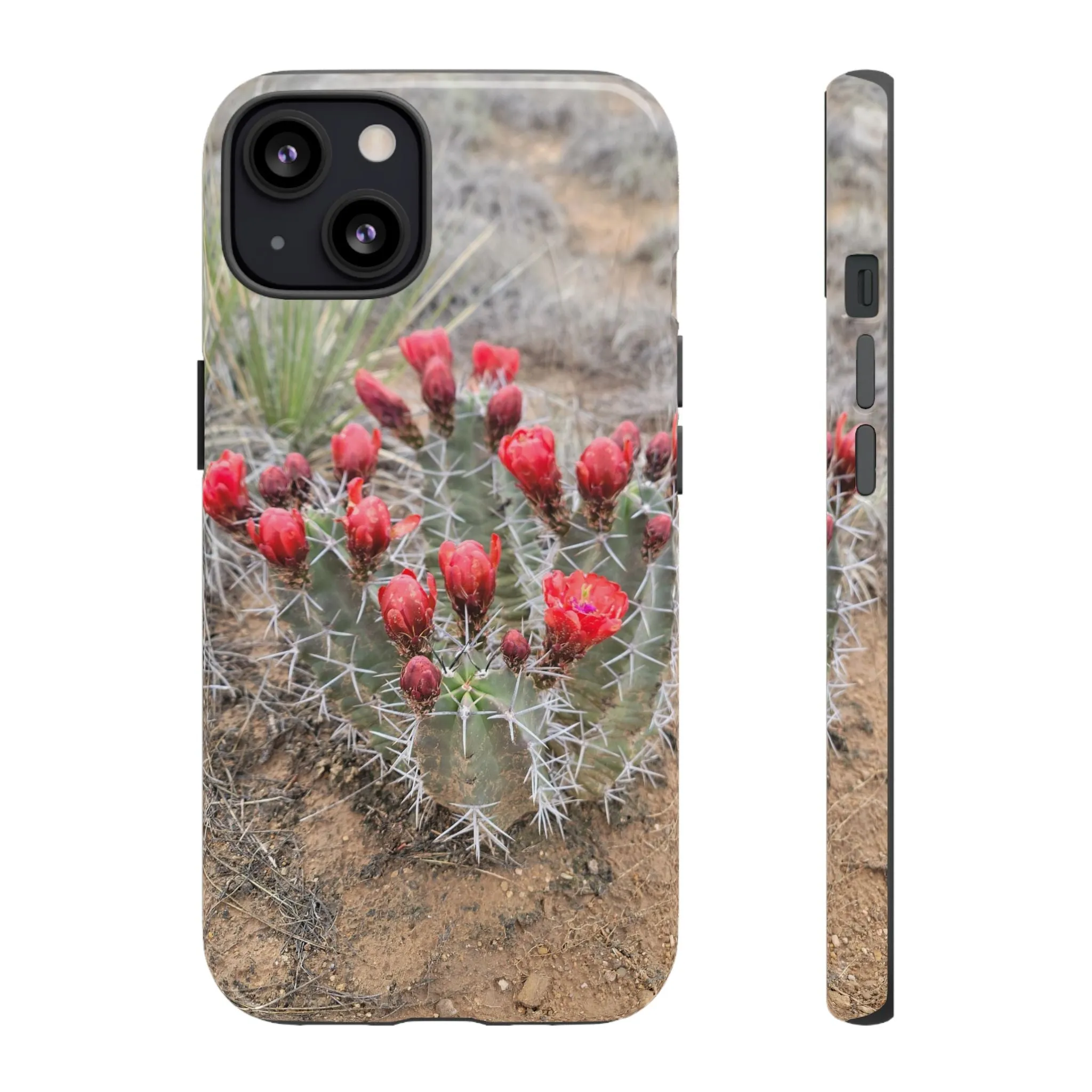 iPhone 8 - 16 Cactus Floral Tough Phone Case - Durable and Stylish Protection