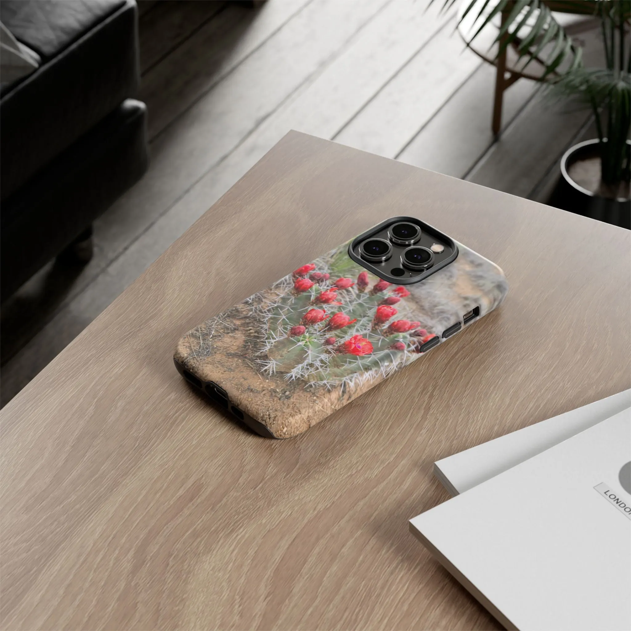 iPhone 8 - 16 Cactus Floral Tough Phone Case - Durable and Stylish Protection