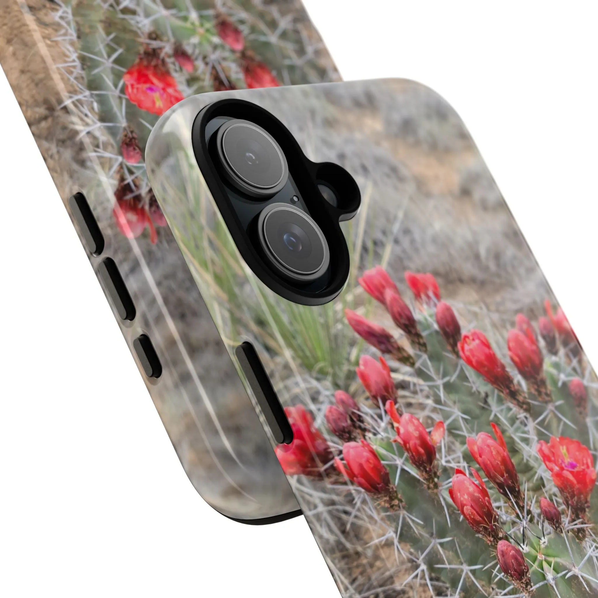 iPhone 8 - 16 Cactus Floral Tough Phone Case - Durable and Stylish Protection