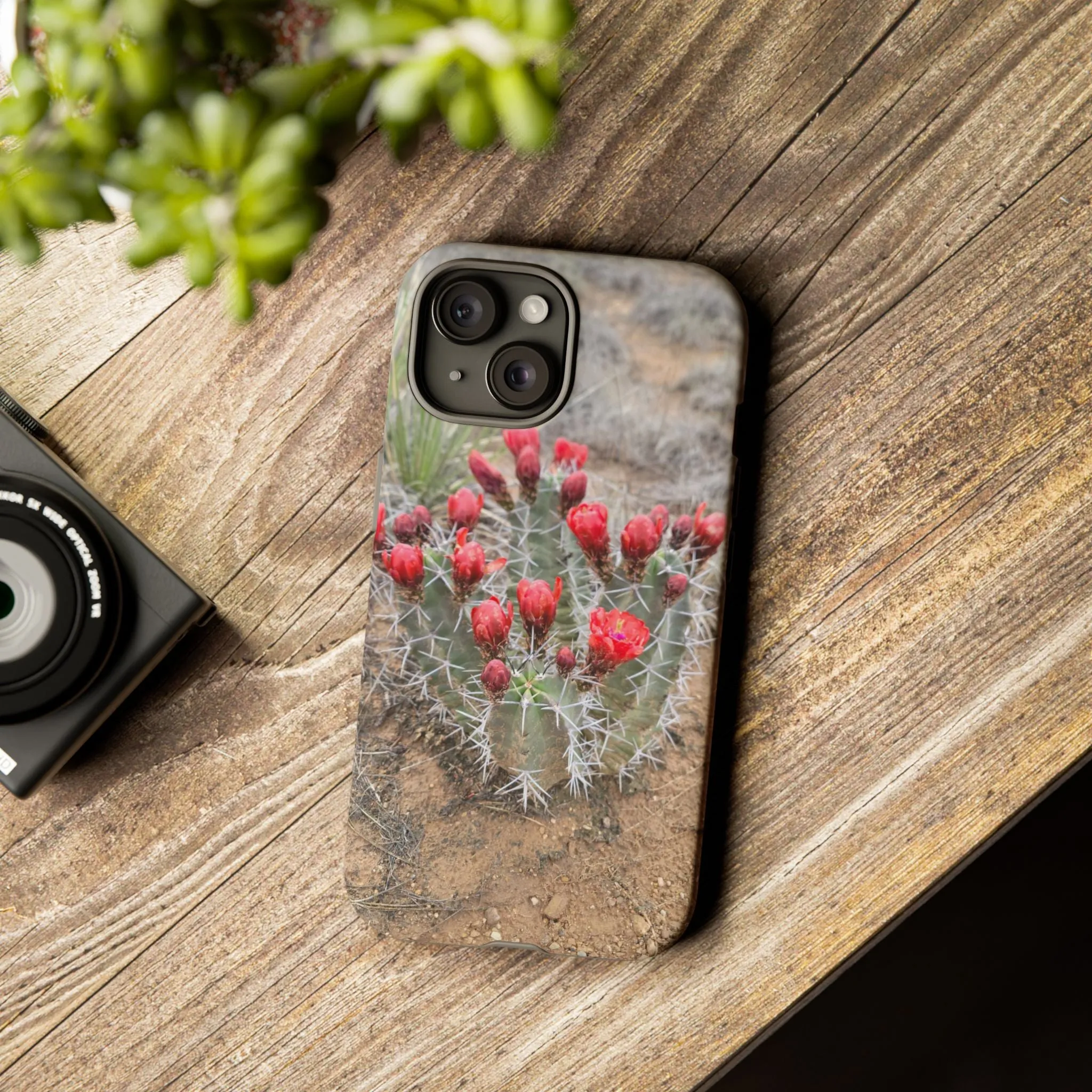 iPhone 8 - 16 Cactus Floral Tough Phone Case - Durable and Stylish Protection