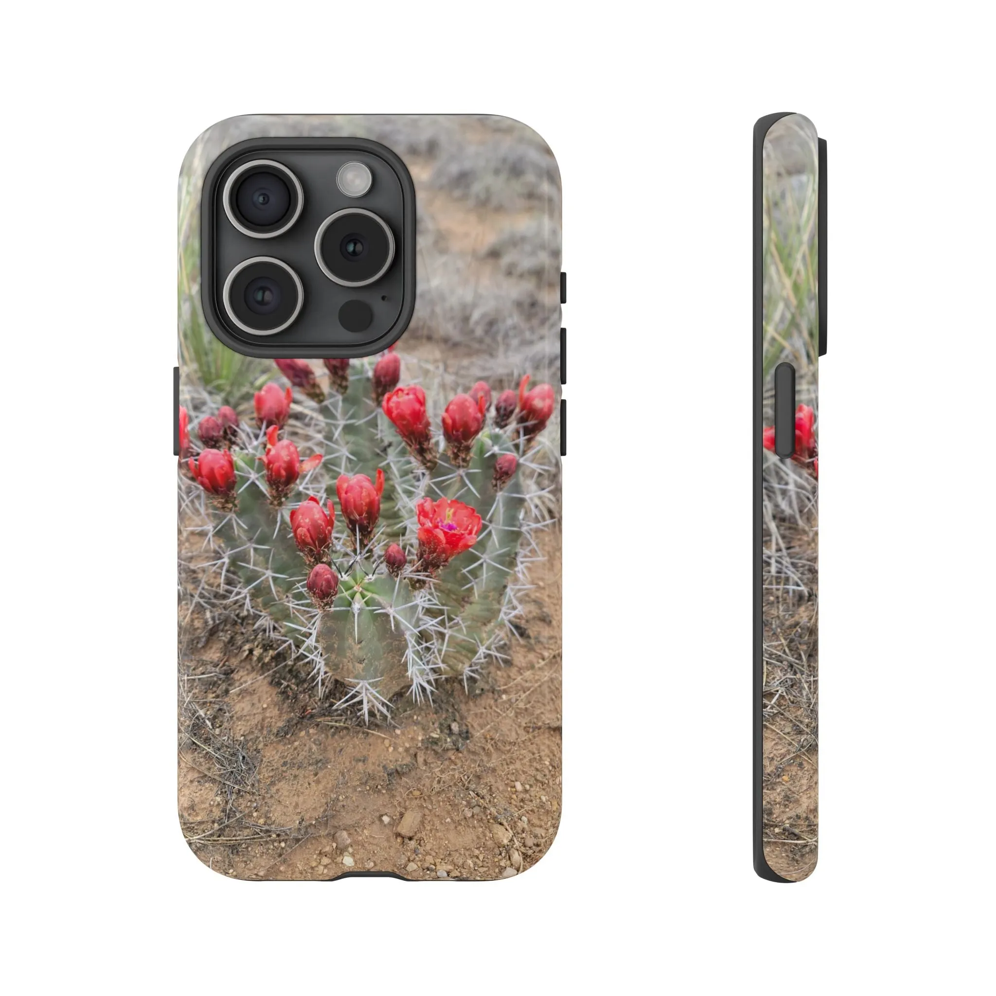 iPhone 8 - 16 Cactus Floral Tough Phone Case - Durable and Stylish Protection