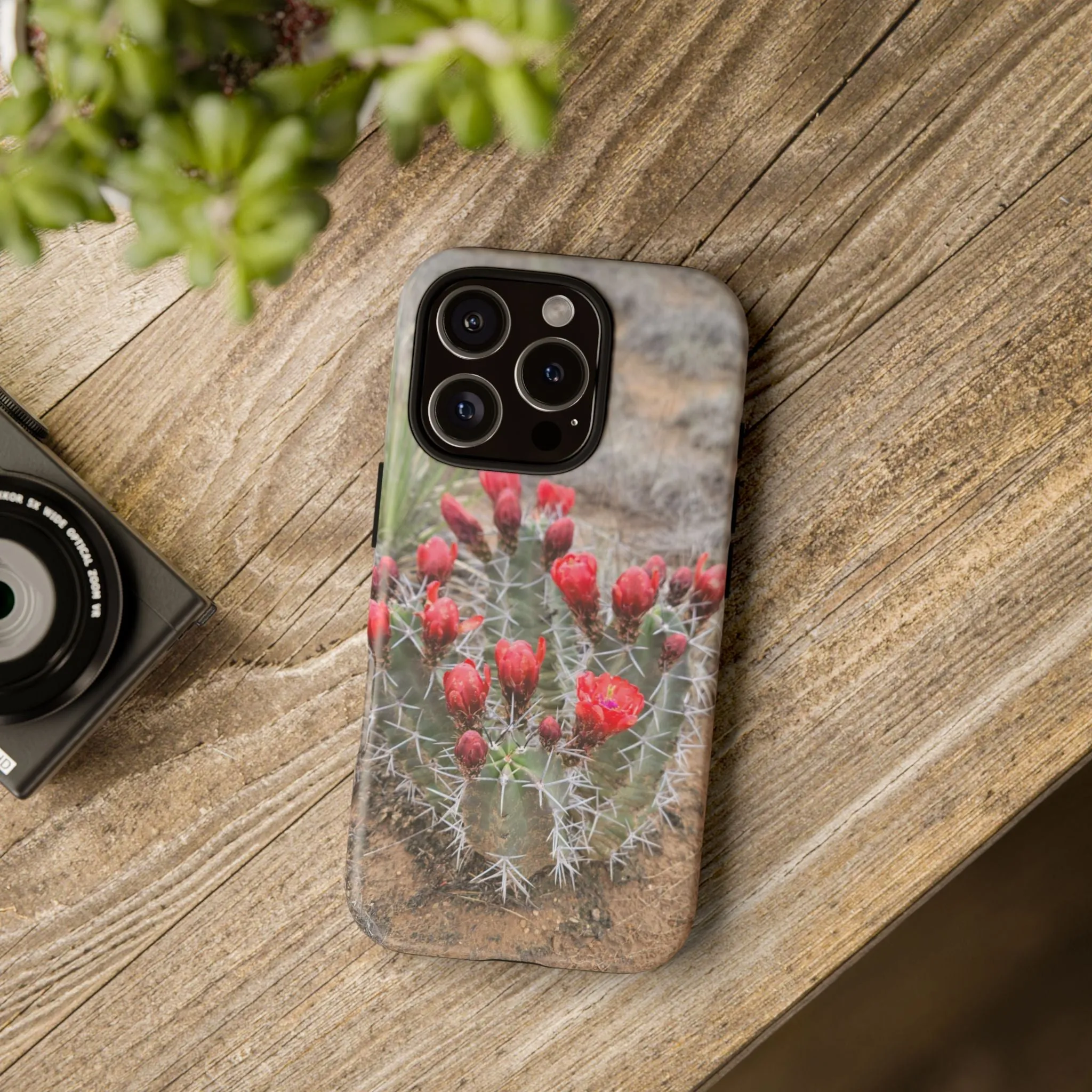 iPhone 8 - 16 Cactus Floral Tough Phone Case - Durable and Stylish Protection