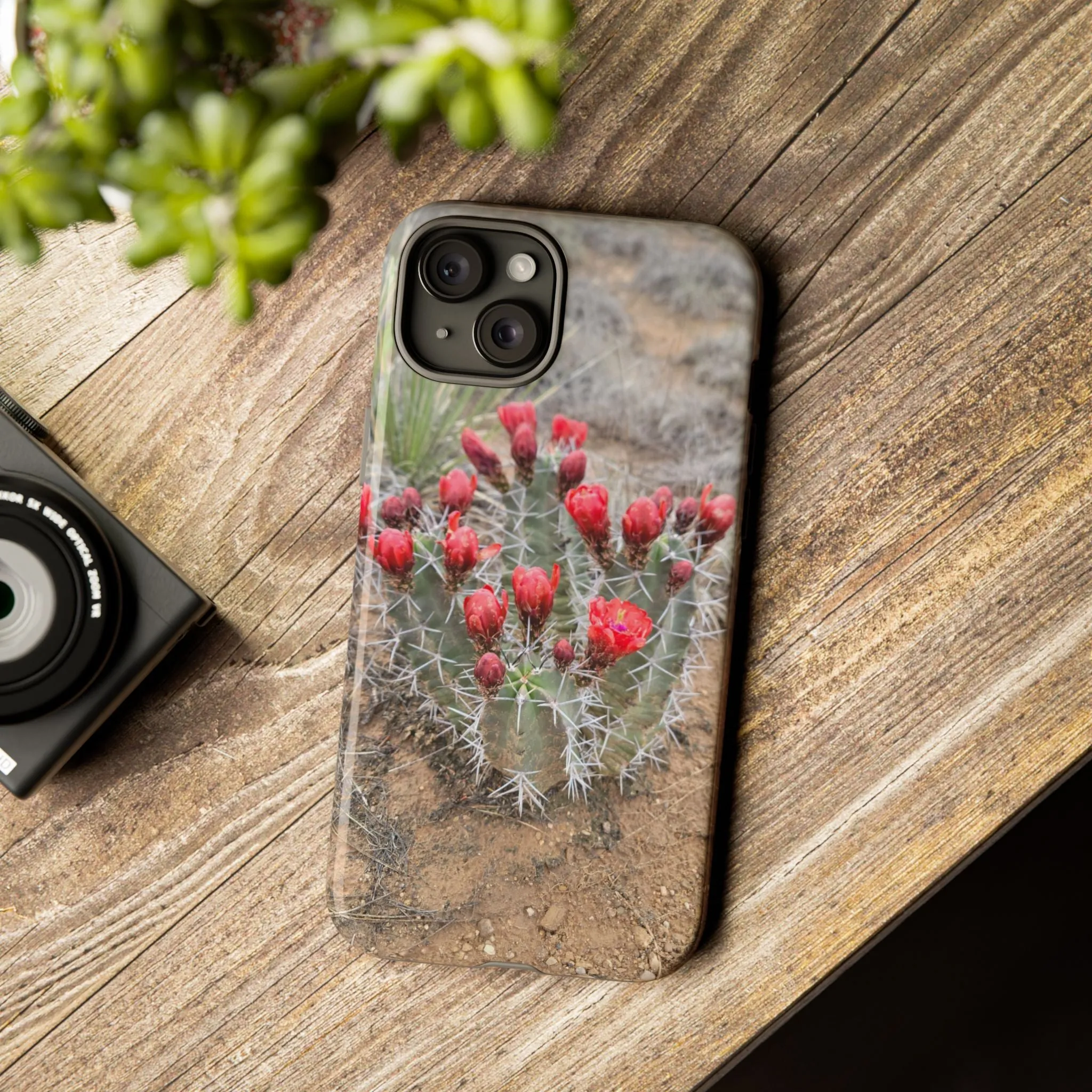 iPhone 8 - 16 Cactus Floral Tough Phone Case - Durable and Stylish Protection