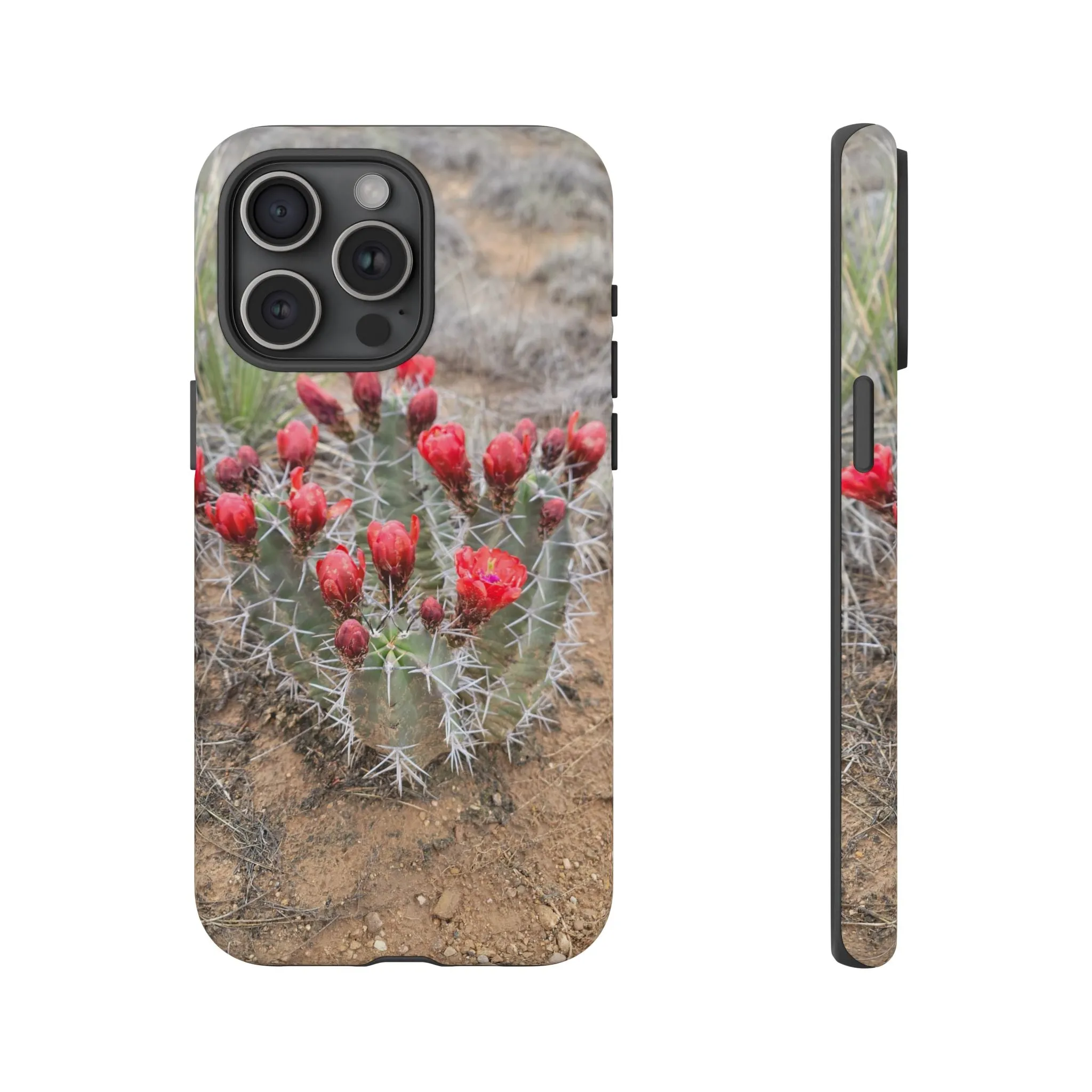 iPhone 8 - 16 Cactus Floral Tough Phone Case - Durable and Stylish Protection