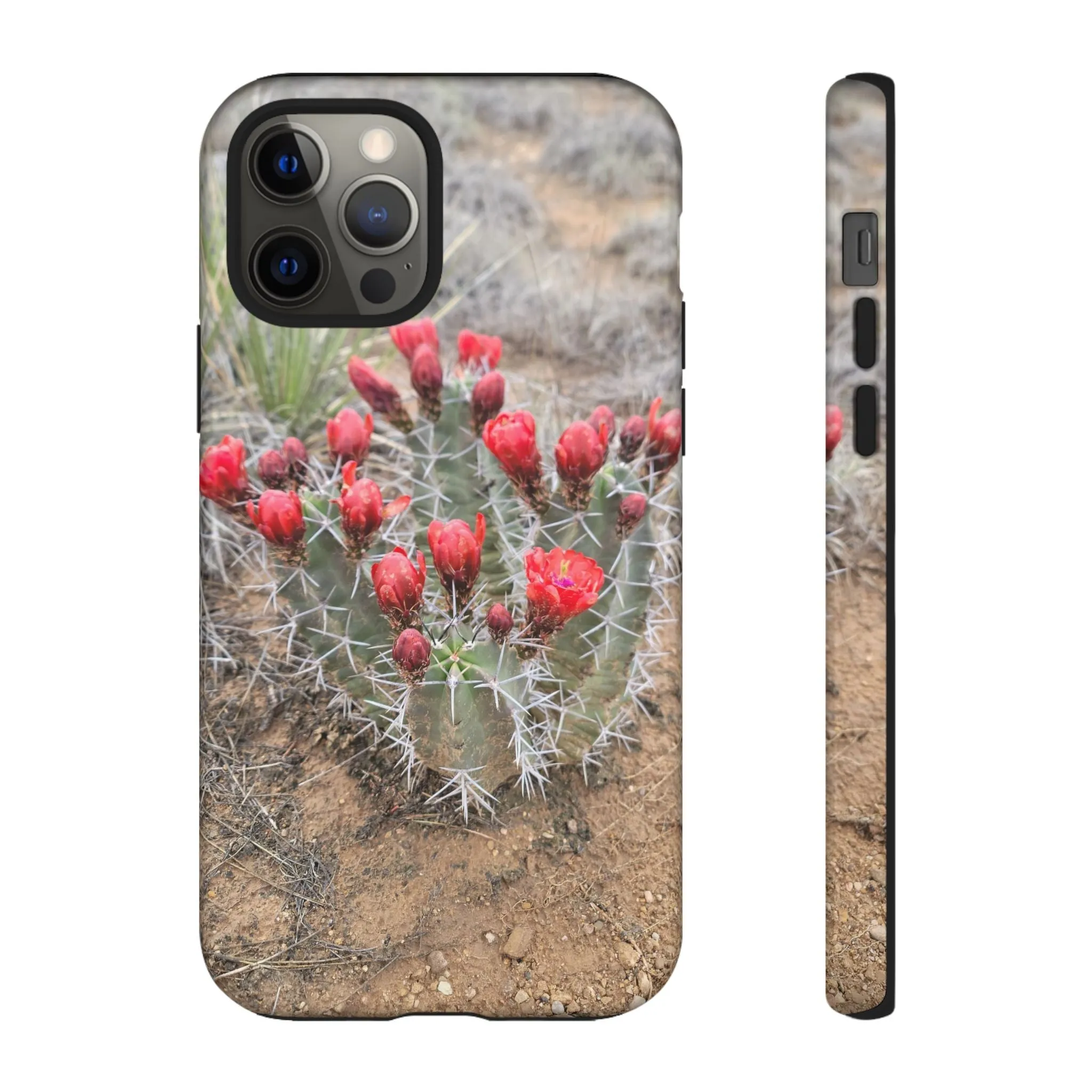 iPhone 8 - 16 Cactus Floral Tough Phone Case - Durable and Stylish Protection