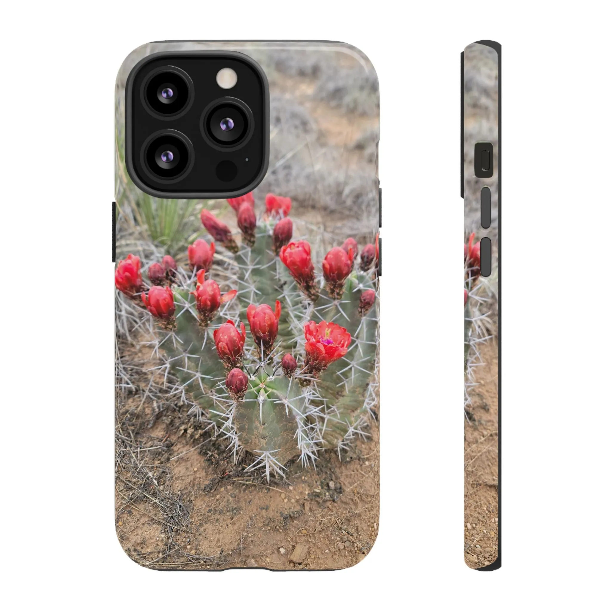 iPhone 8 - 16 Cactus Floral Tough Phone Case - Durable and Stylish Protection