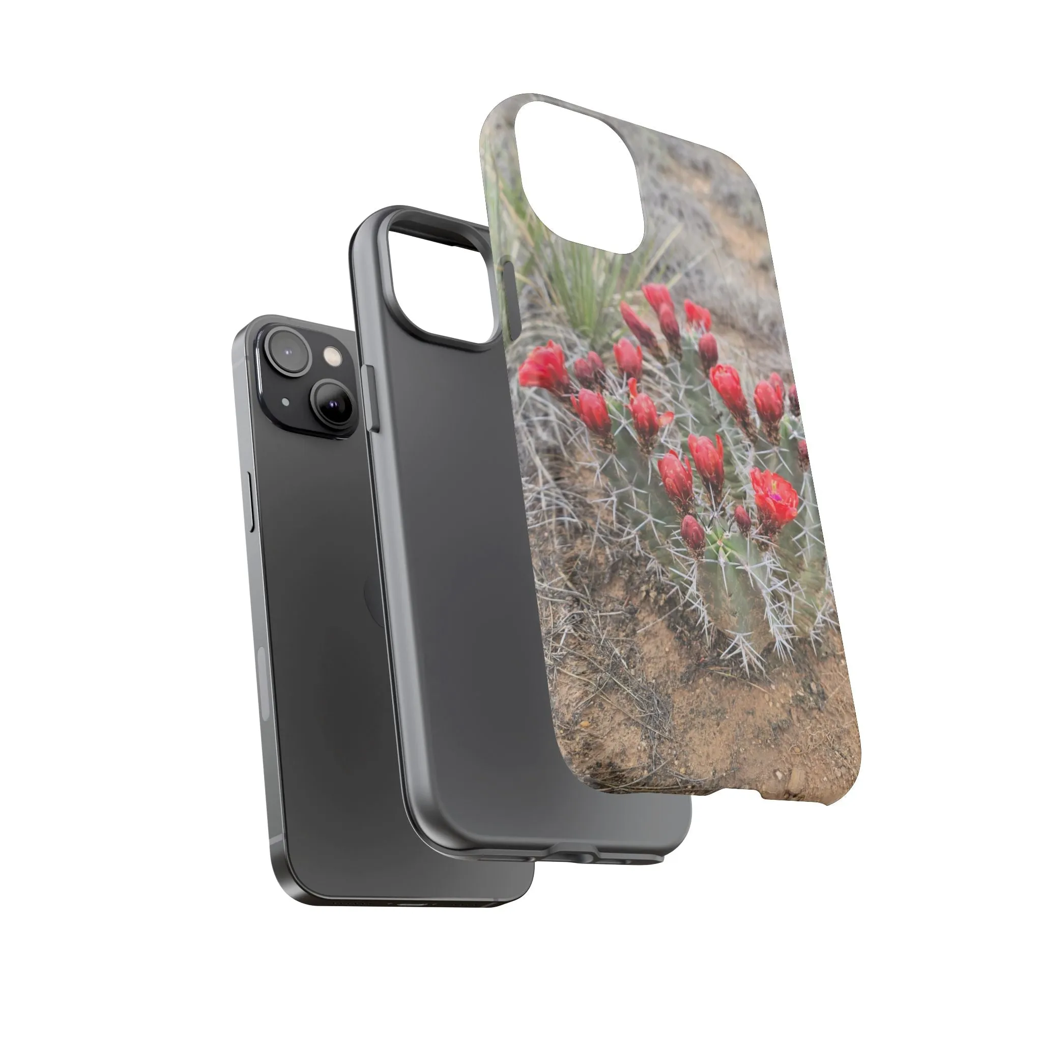 iPhone 8 - 16 Cactus Floral Tough Phone Case - Durable and Stylish Protection