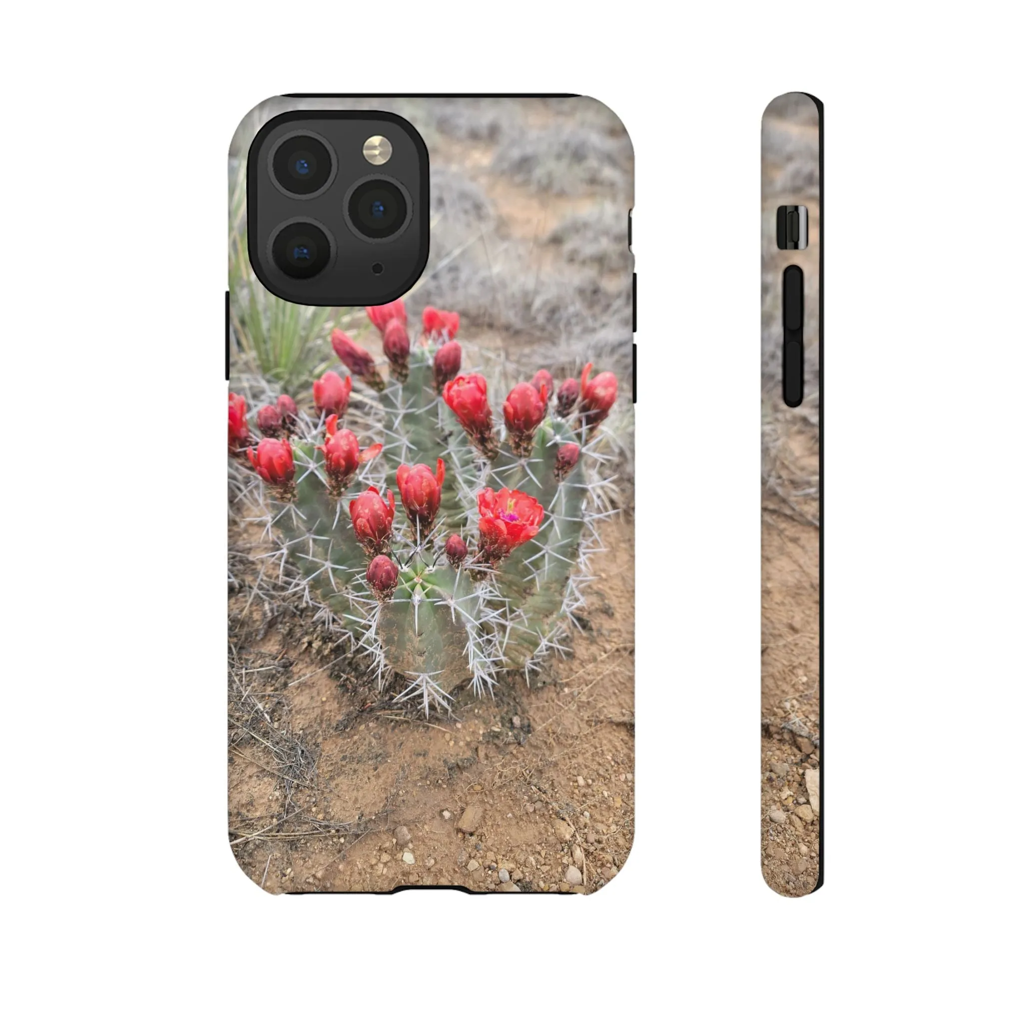 iPhone 8 - 16 Cactus Floral Tough Phone Case - Durable and Stylish Protection