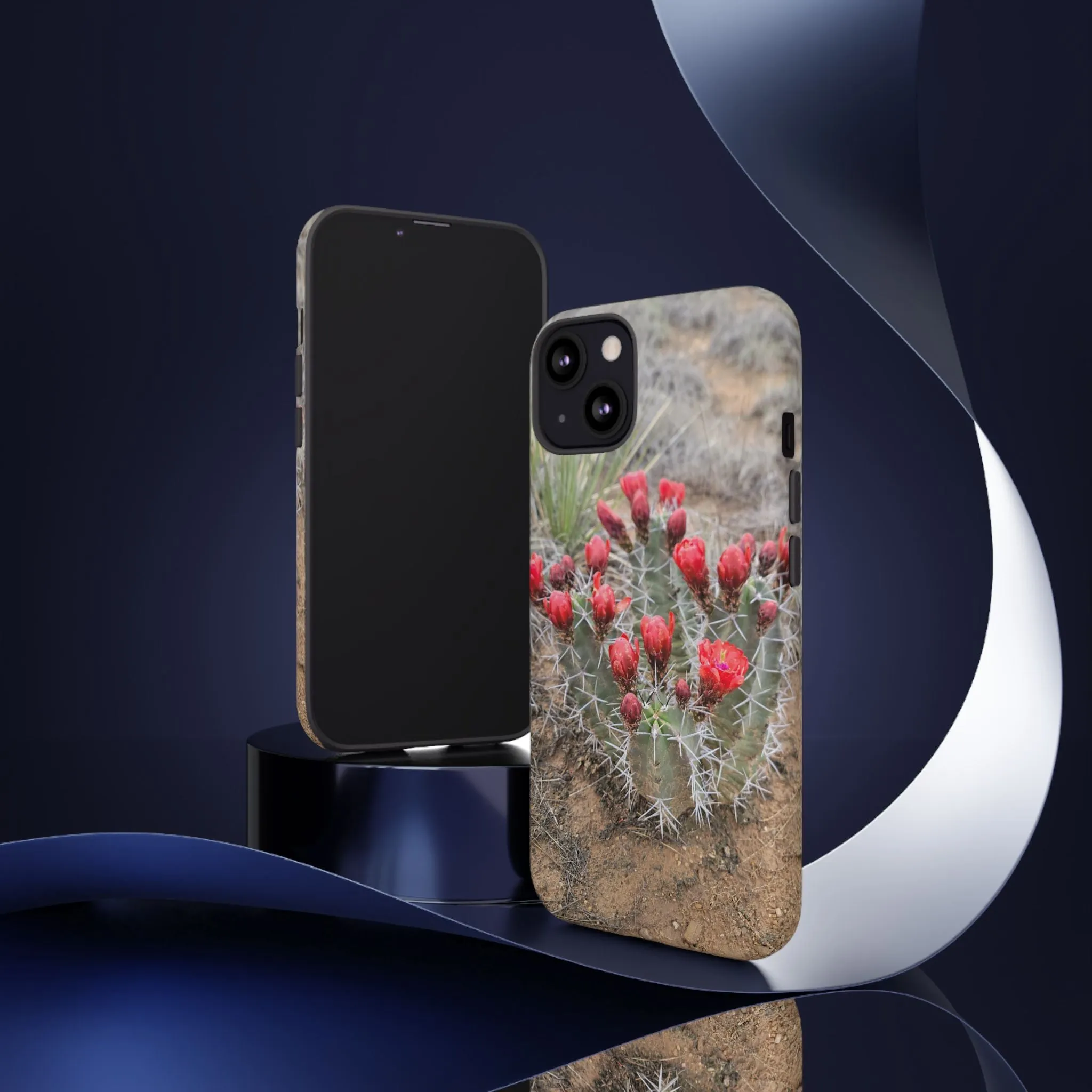 iPhone 8 - 16 Cactus Floral Tough Phone Case - Durable and Stylish Protection