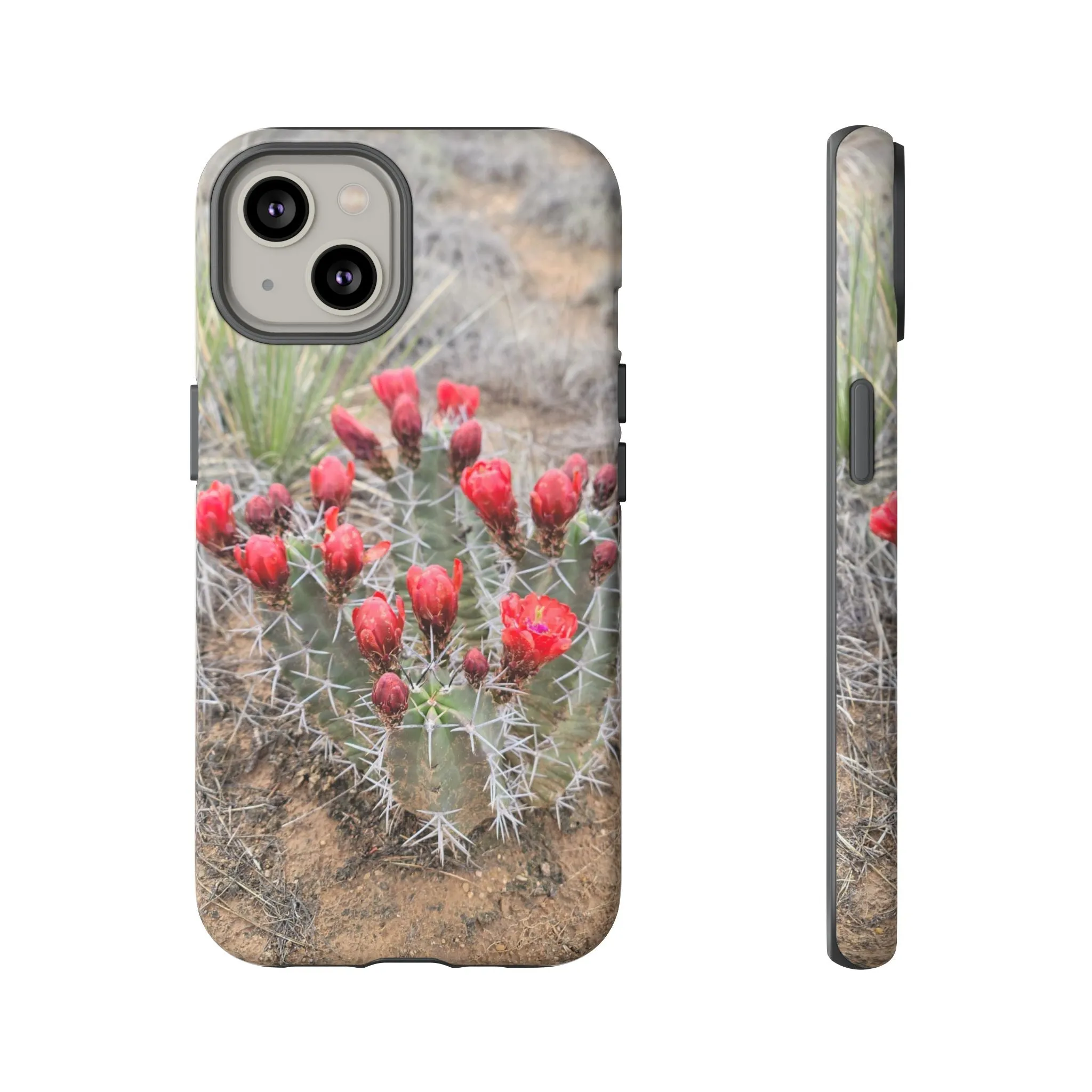 iPhone 8 - 16 Cactus Floral Tough Phone Case - Durable and Stylish Protection