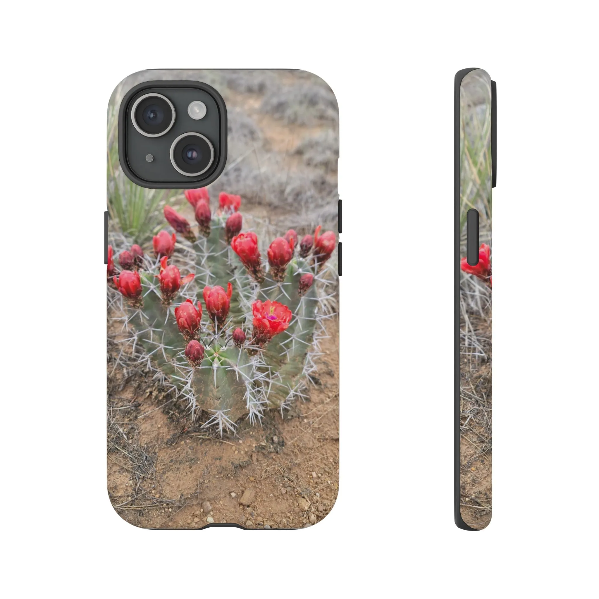 iPhone 8 - 16 Cactus Floral Tough Phone Case - Durable and Stylish Protection