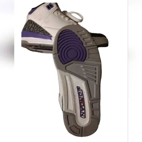 Jordan 3 Retro Mid Dark Iris For  KIDS  Size 12C