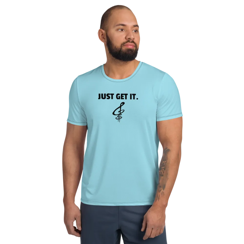 Just Get It. MaxDri Tee (Bio Hack Blu)