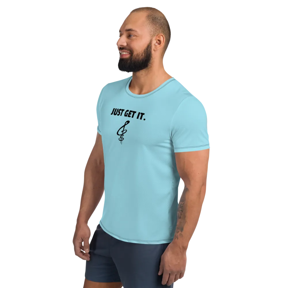 Just Get It. MaxDri Tee (Bio Hack Blu)