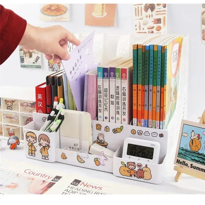 Kawaii Multi-Color Desktop File Organizer 🌈📂✨