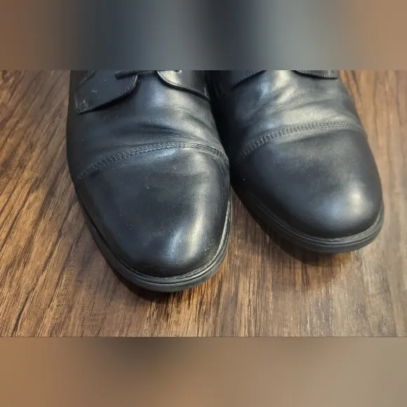 Keen Utility Black Leather Oxfords Size 10.5