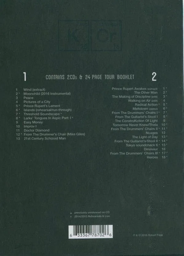 King Crimson: The Elements (2016 Tour Box) (2xCD, Comp)