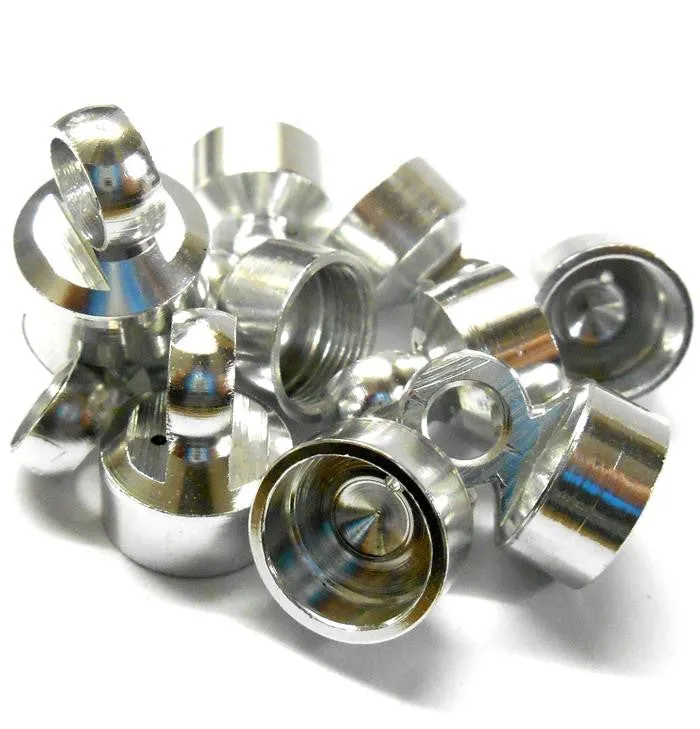 L11222 1/10 Scale Shock Absober Damper Top Cap Seal Holder x 10 Silver 12mm